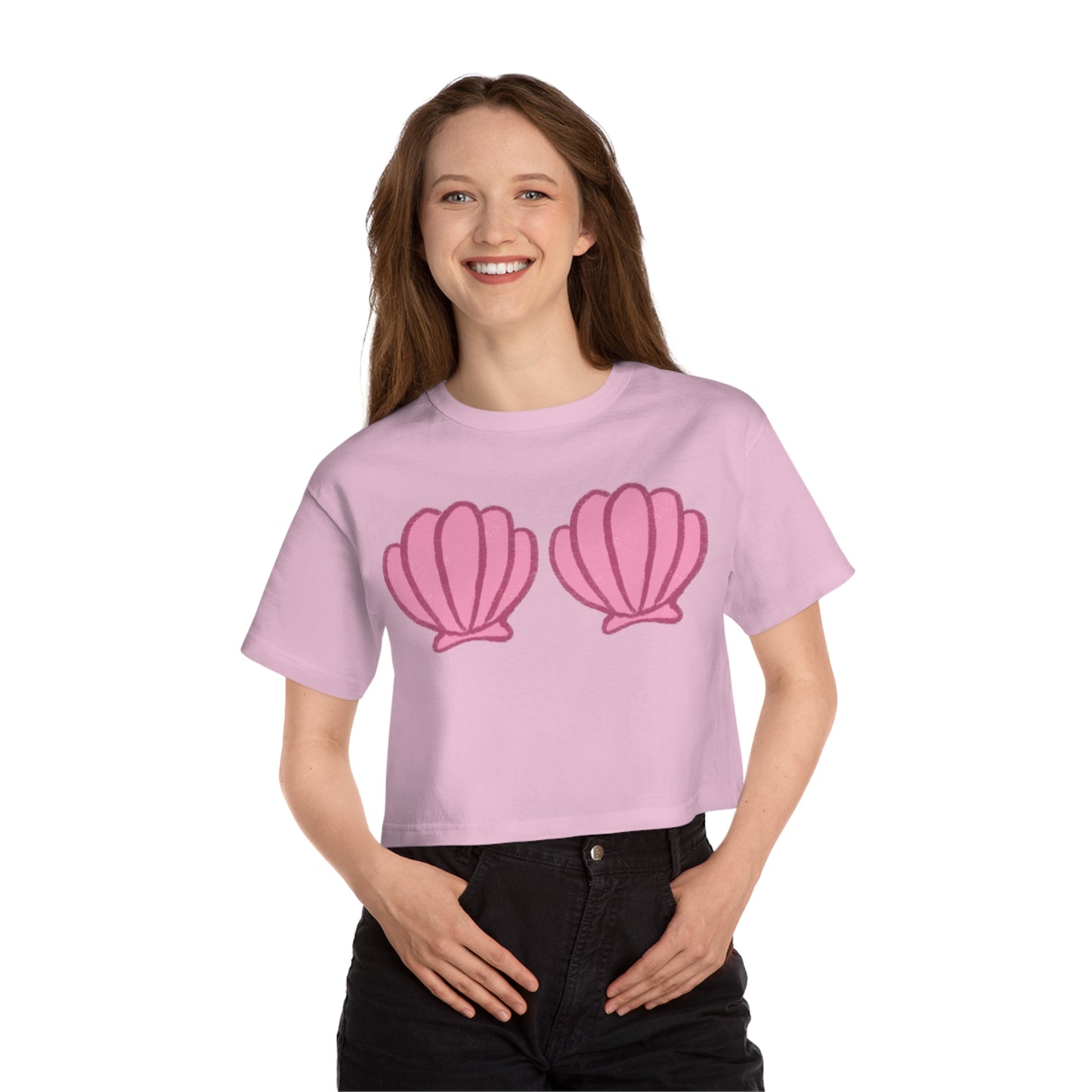 Shell Support Crop Tee