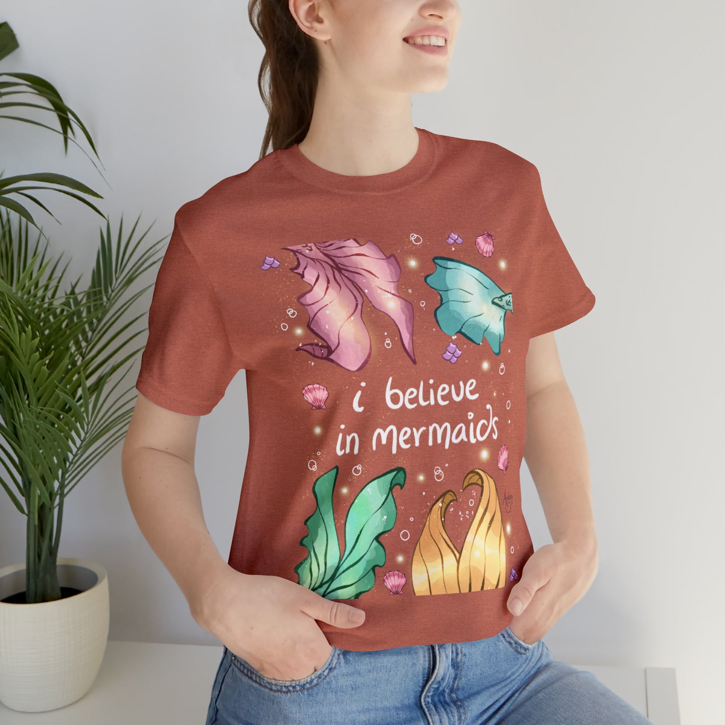 I Believe In Mermaids Premium Short Sleeve Tee