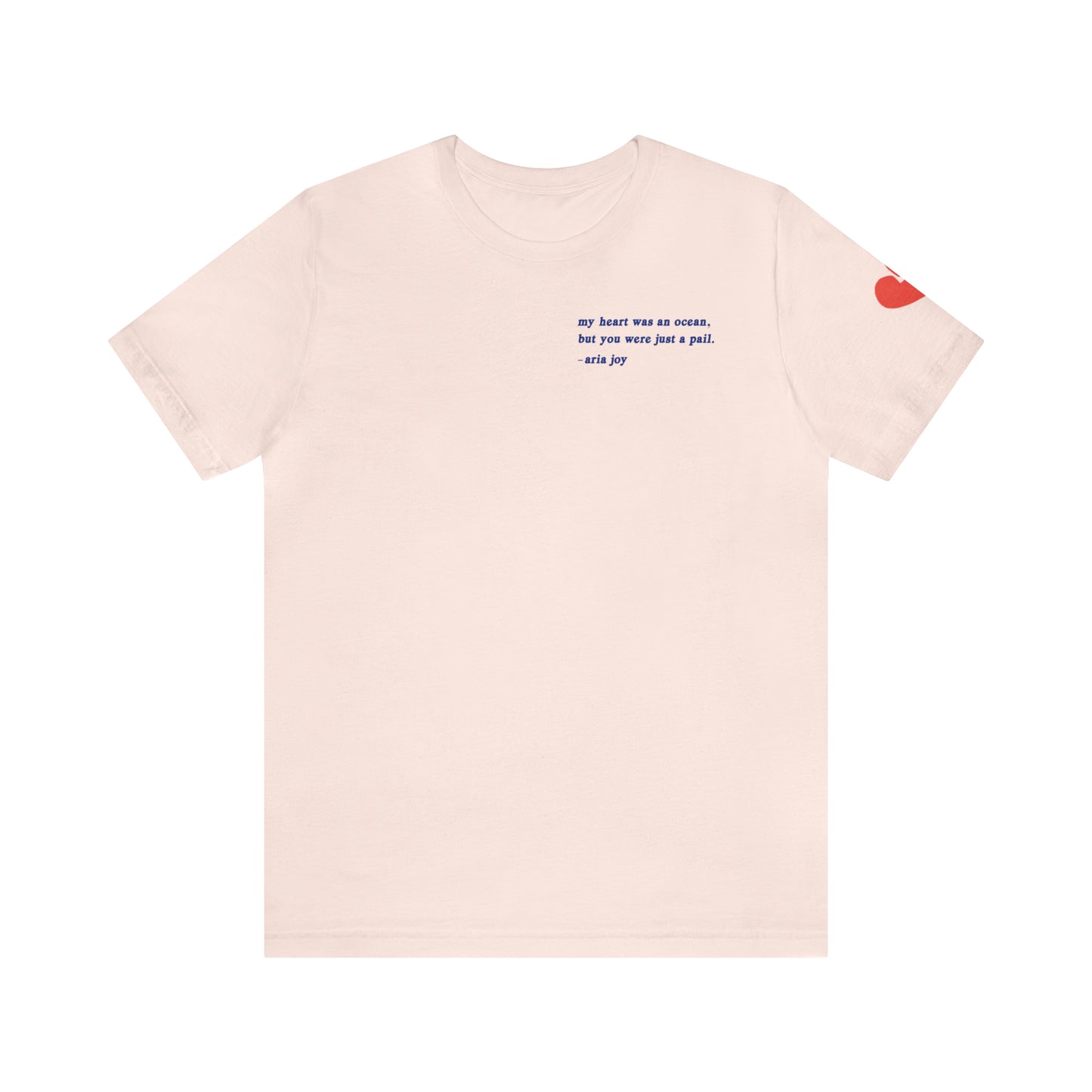 Just A Pail "HeartSleeves" Webtoon Premium Short Sleeve Tee