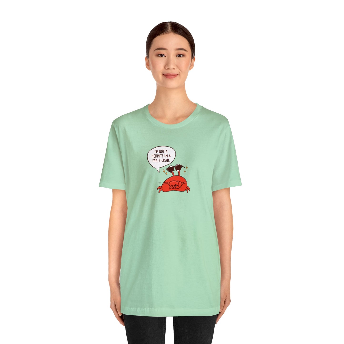 I'm A Party Crab! Crusty the Crab Series Premium Short Sleeve Tee