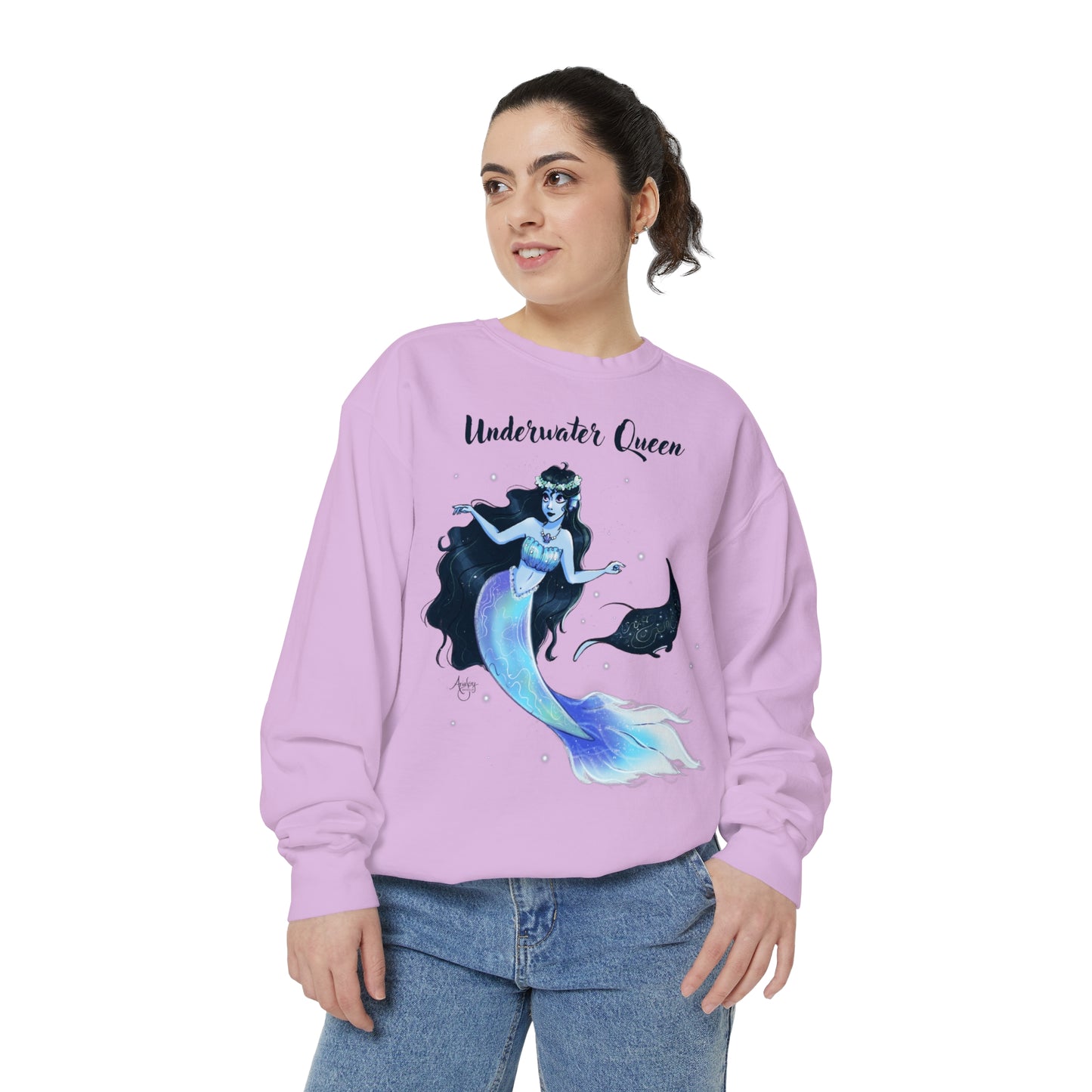 Underwater Queen Crewneck Sweatshirt