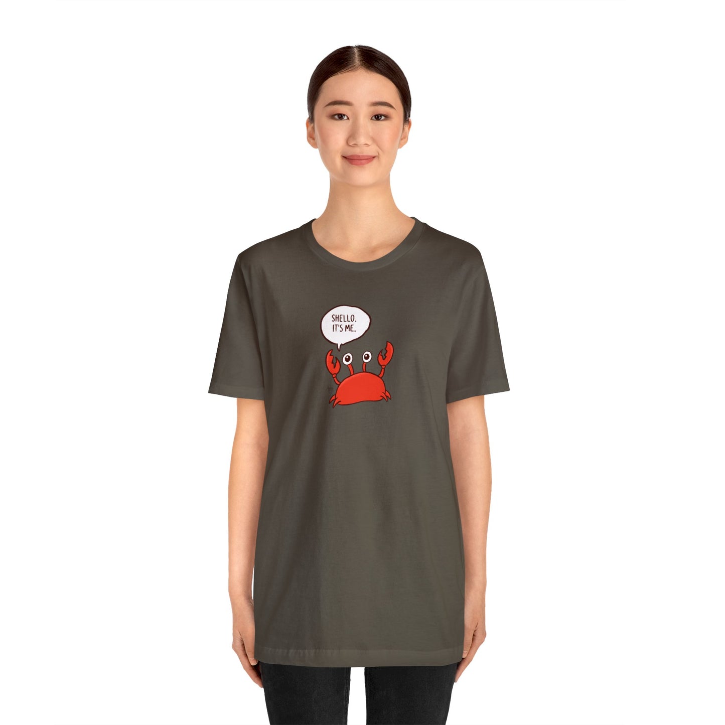 Shello. It's Me! Crusty the Crab Series Premium Short Sleeve Tee