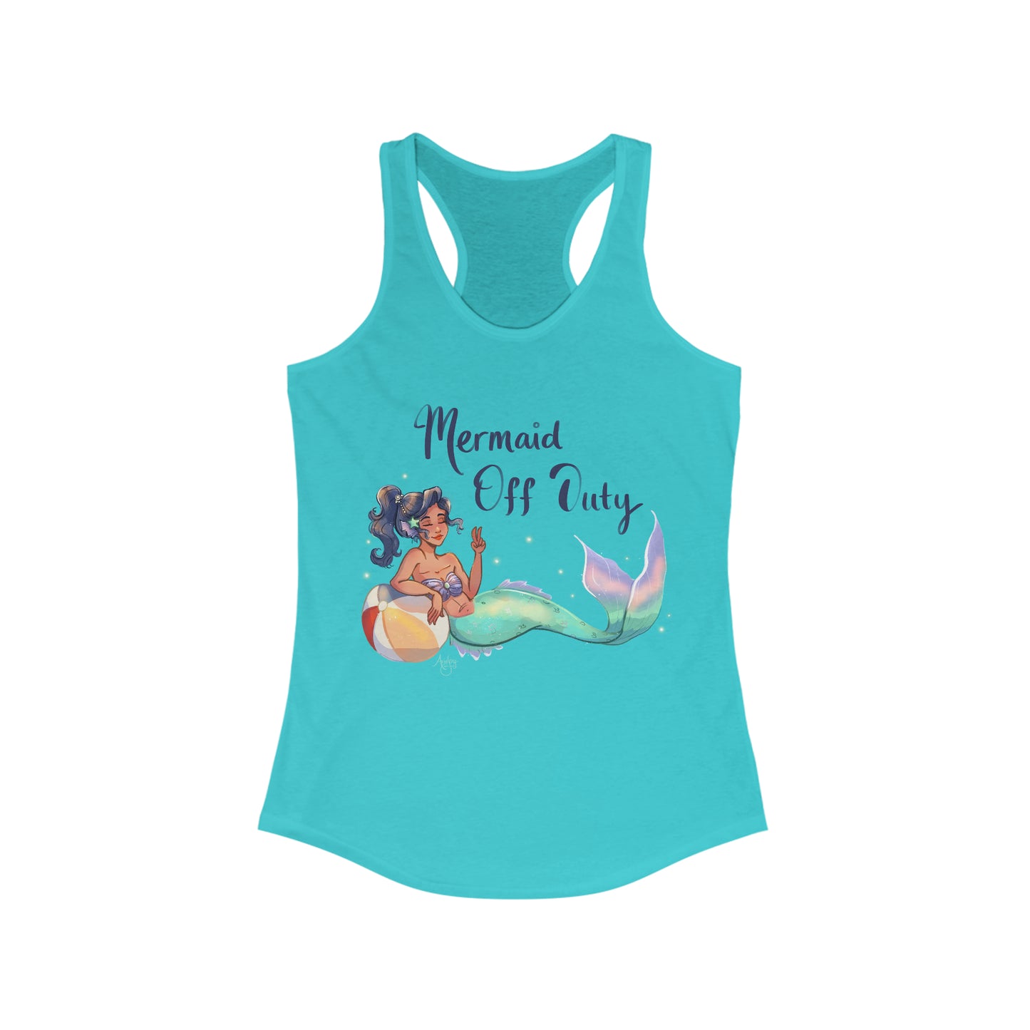 Mermaid Off Duty Racerback Tank