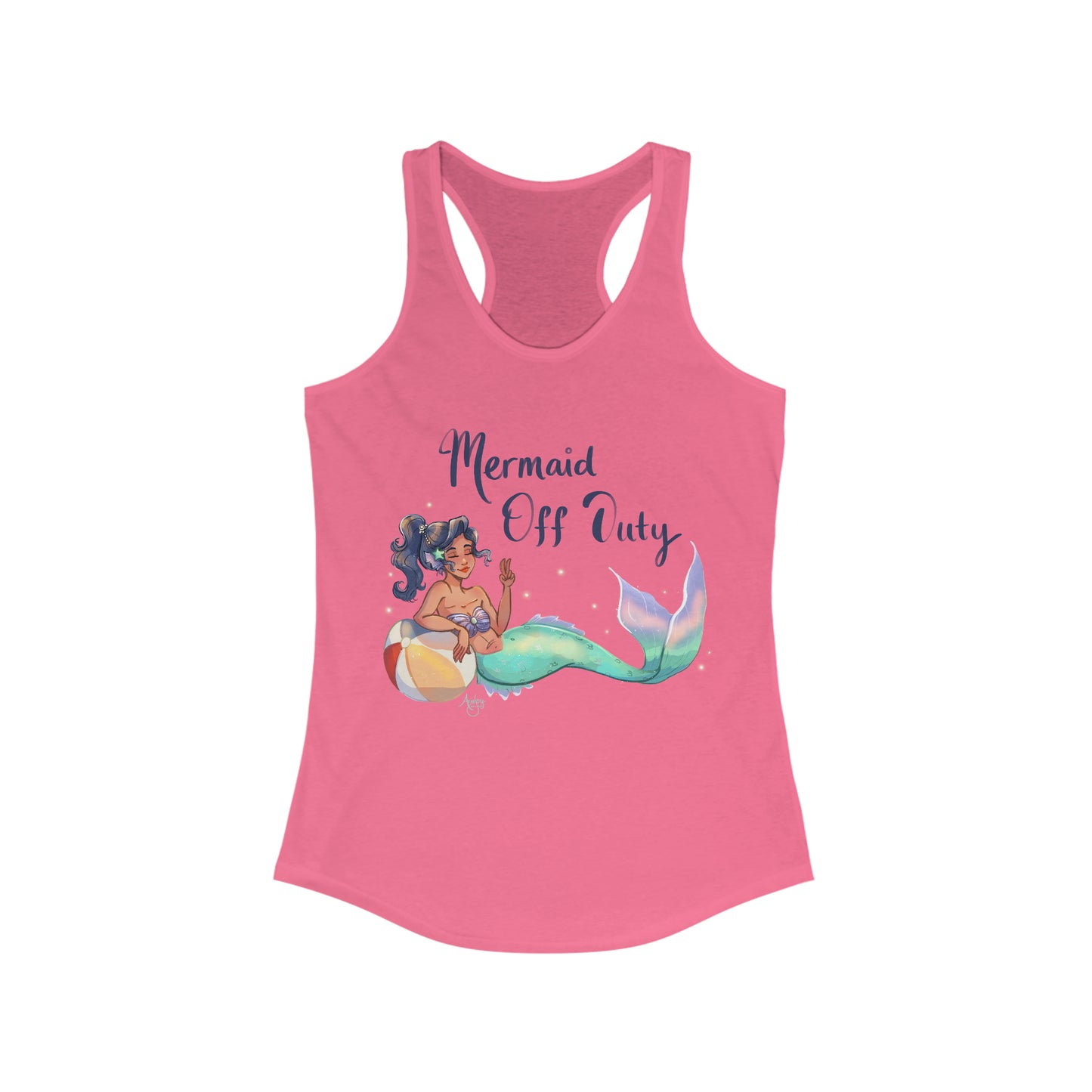 Mermaid Off Duty Racerback Tank
