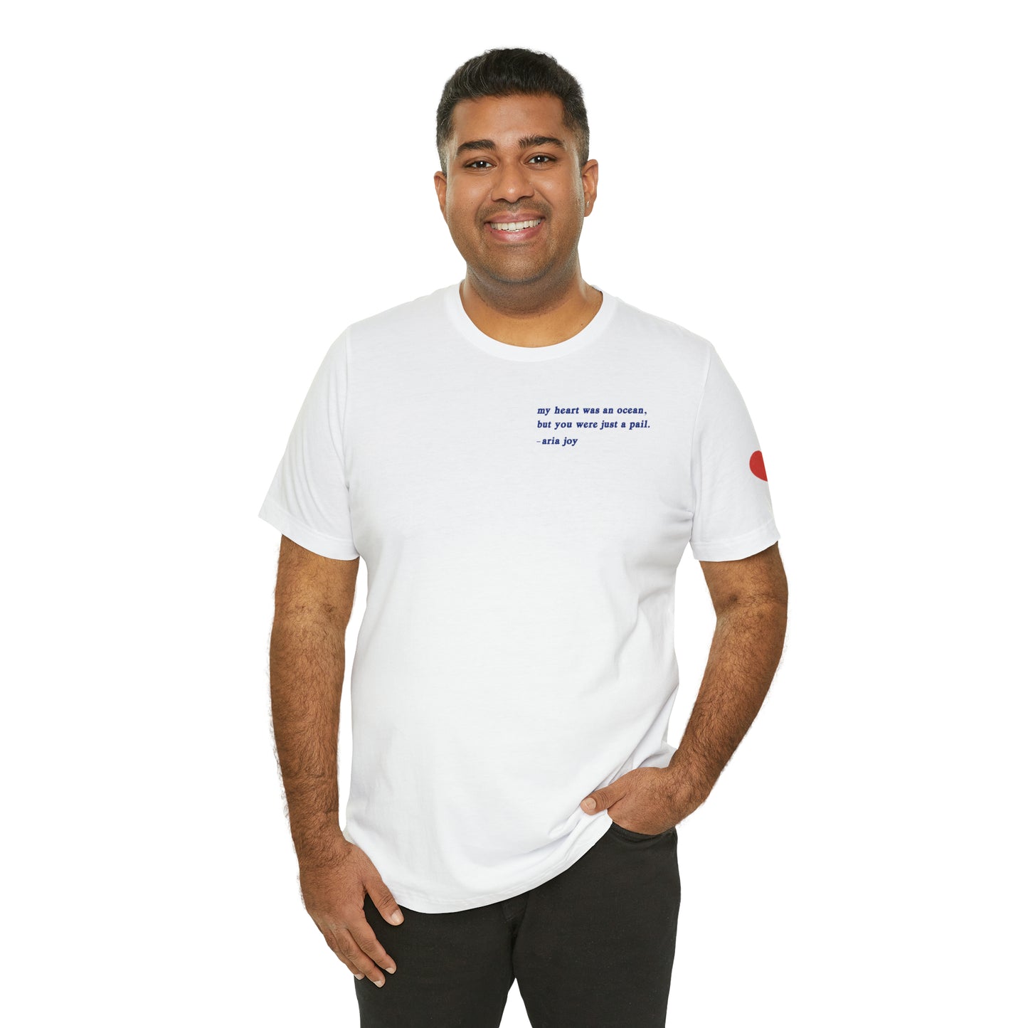 Just A Pail "HeartSleeves" Webtoon Premium Short Sleeve Tee