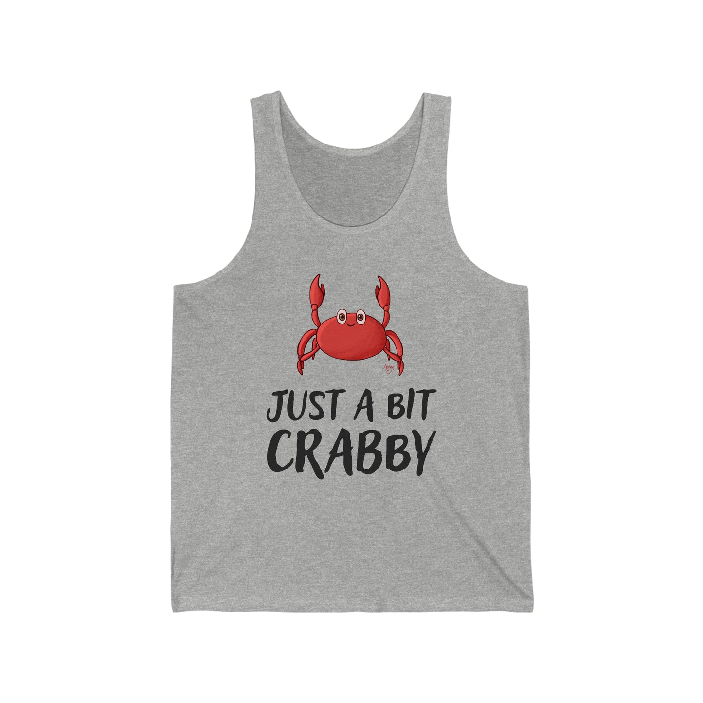 Just A Bit Crabby Men's Jersey Tank