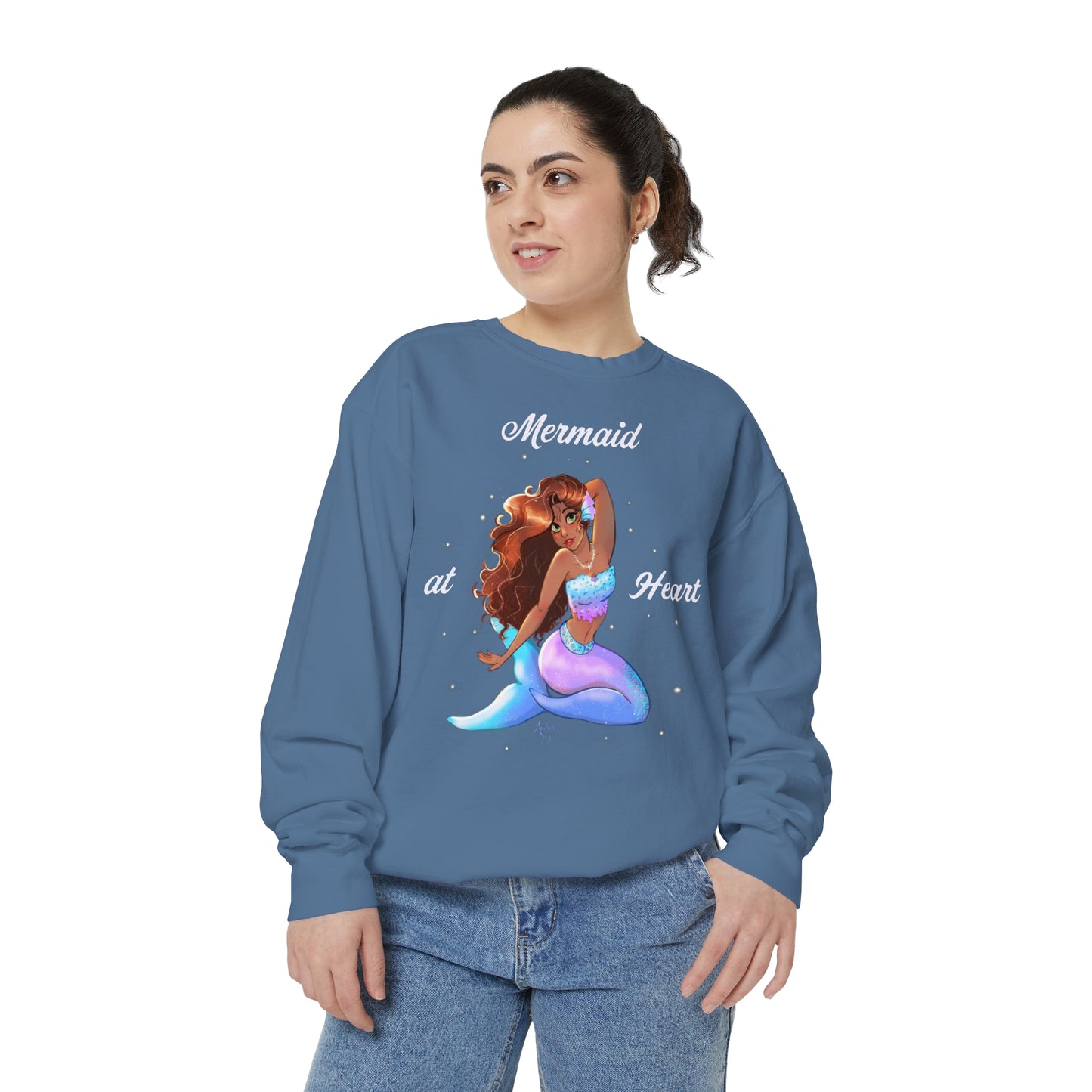 Mermaid at Heart Crewneck Sweatshirt
