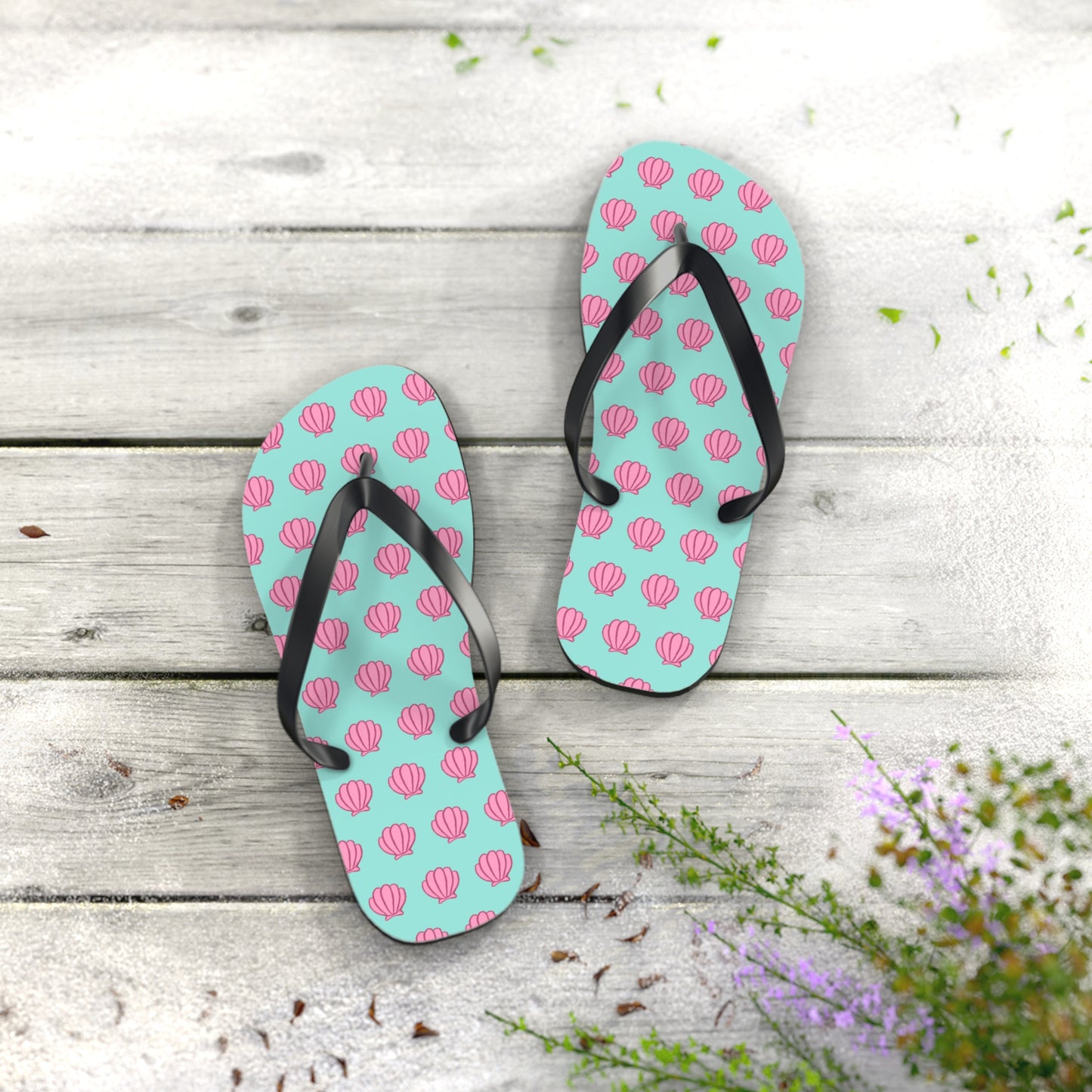 Mermaid Friends Shelly Flip Flops