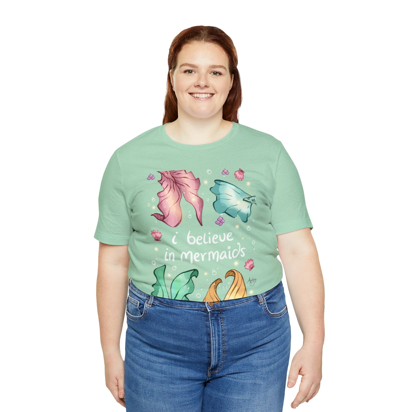 I Believe In Mermaids Premium Short Sleeve Tee