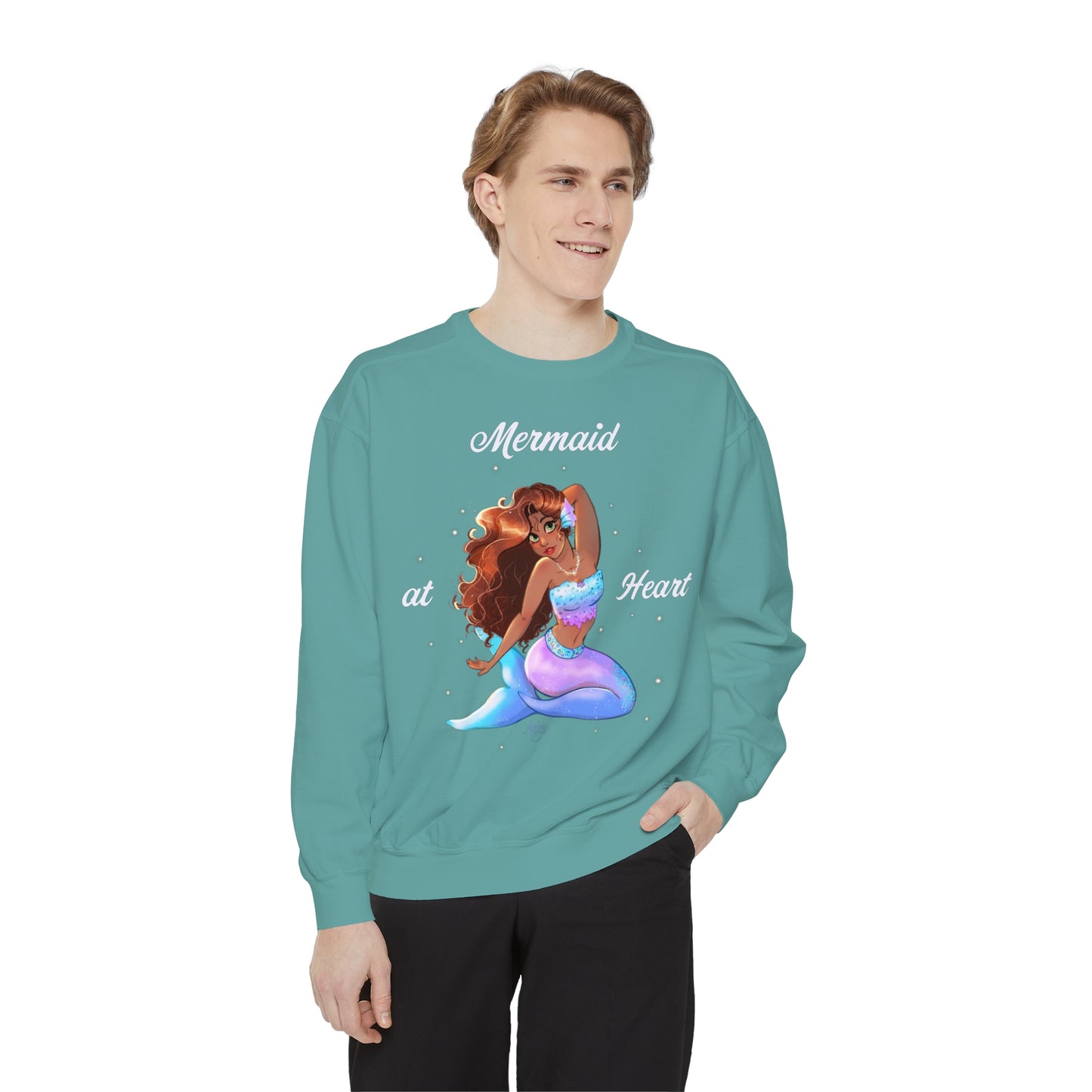 Mermaid at Heart Crewneck Sweatshirt