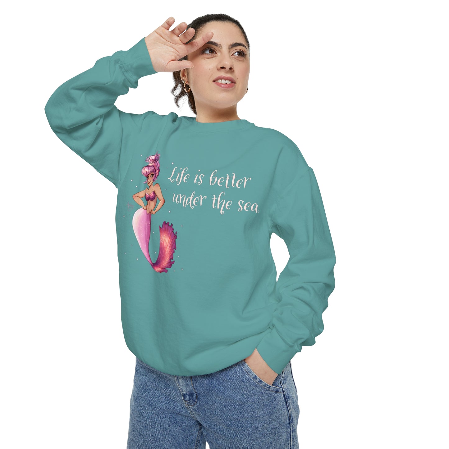 Life Is Better Under The Sea Crewneck Sweatshirt