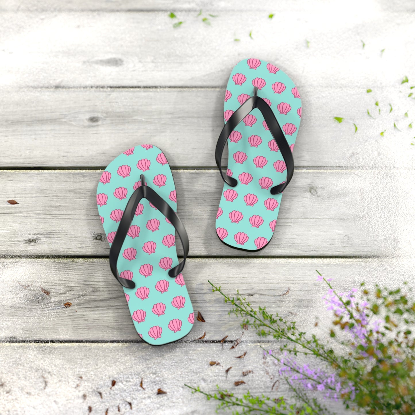 Mermaid Friends Shelly Flip Flops