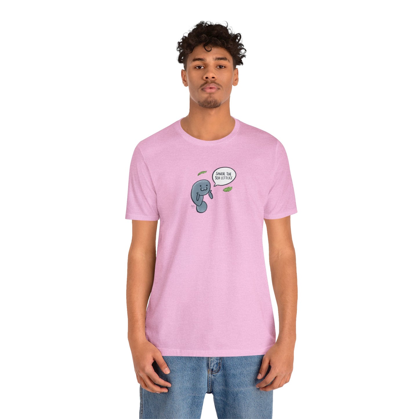 Savor The Sea Lettuce Manatee Premium Short Sleeve Tee