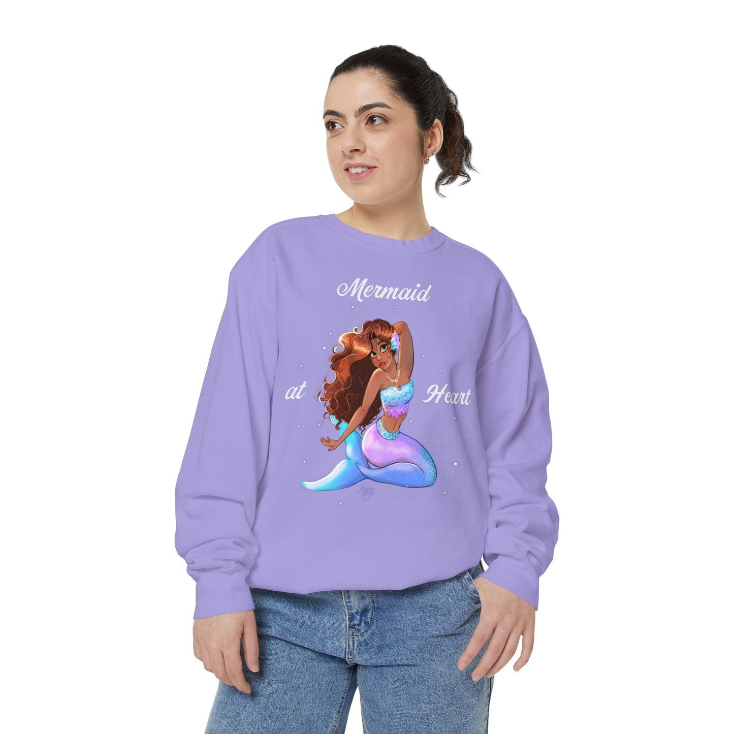 Mermaid at Heart Crewneck Sweatshirt