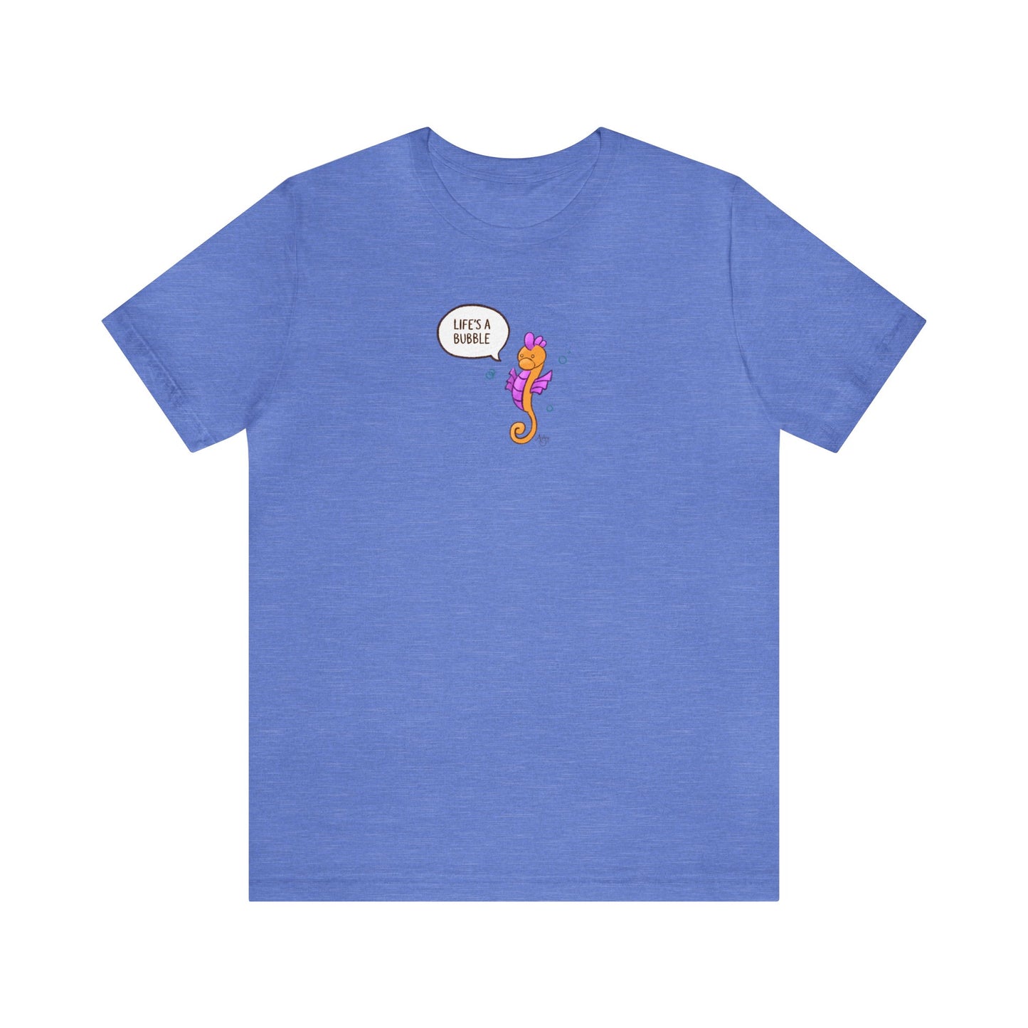 Life's A Bubble! Frito the Seahorse Series Premium Short Sleeve Tee