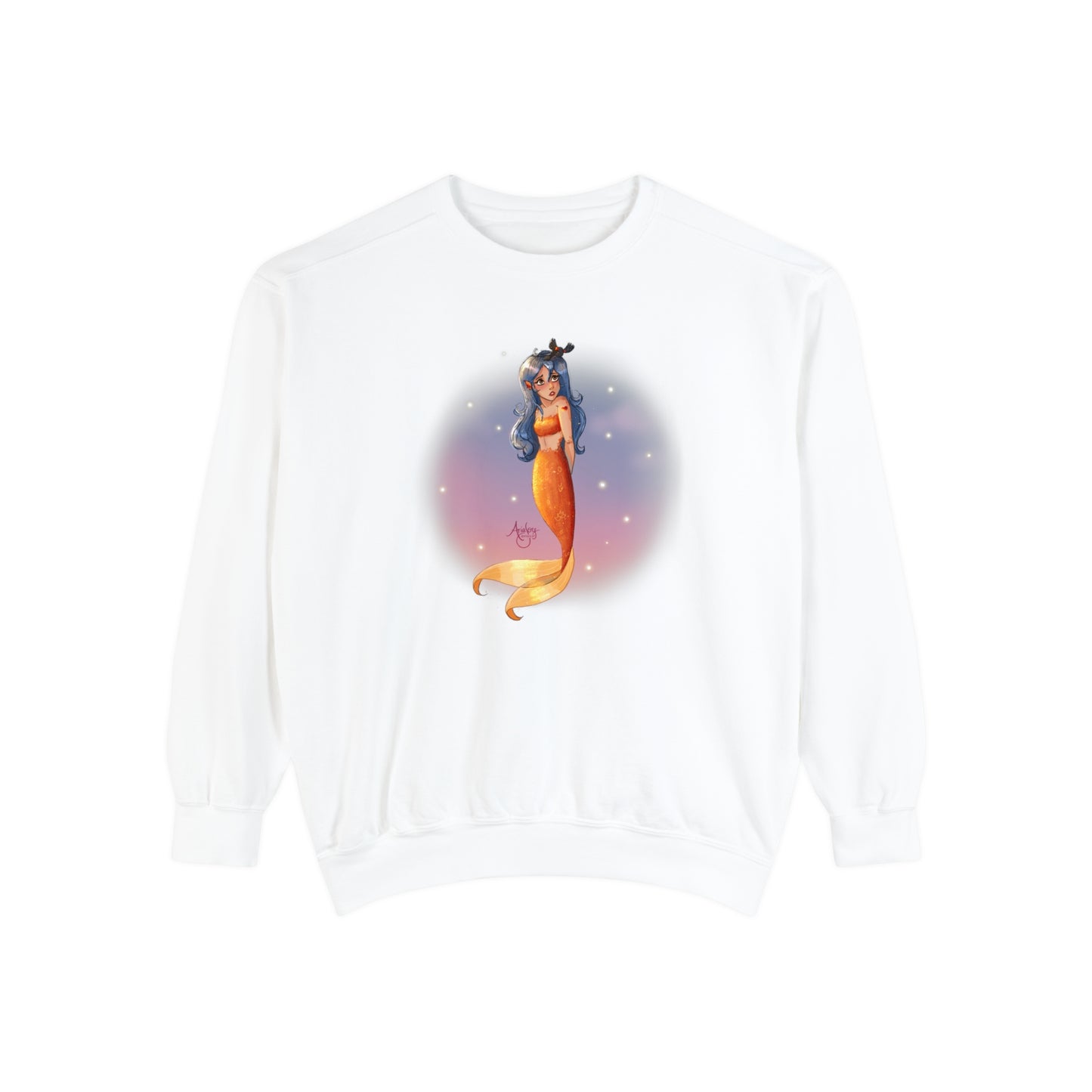 Lazuli the Hopeless Romantic Mermaid Crewneck Sweatshirt