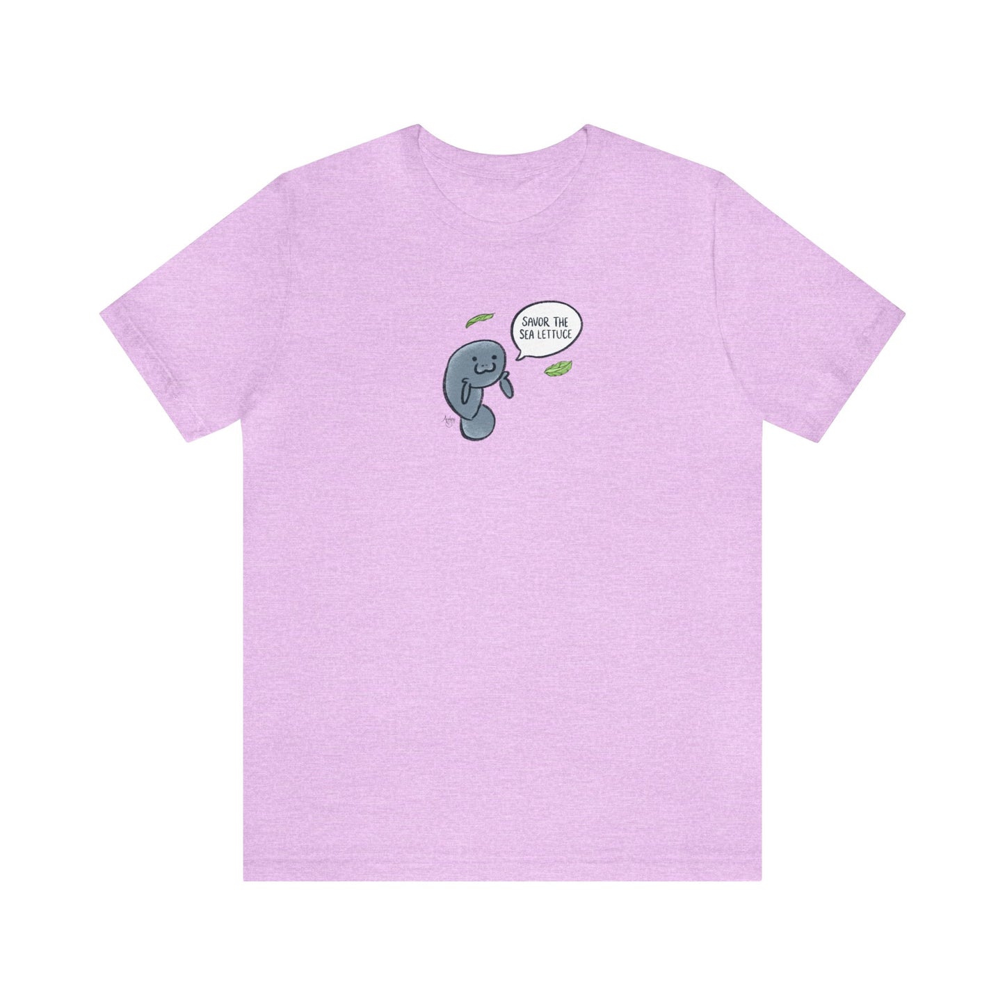 Savor The Sea Lettuce Manatee Premium Short Sleeve Tee
