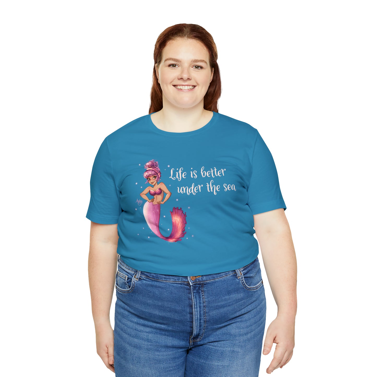 Life Is Better Under The Sea Premium Short Sleeve Tee