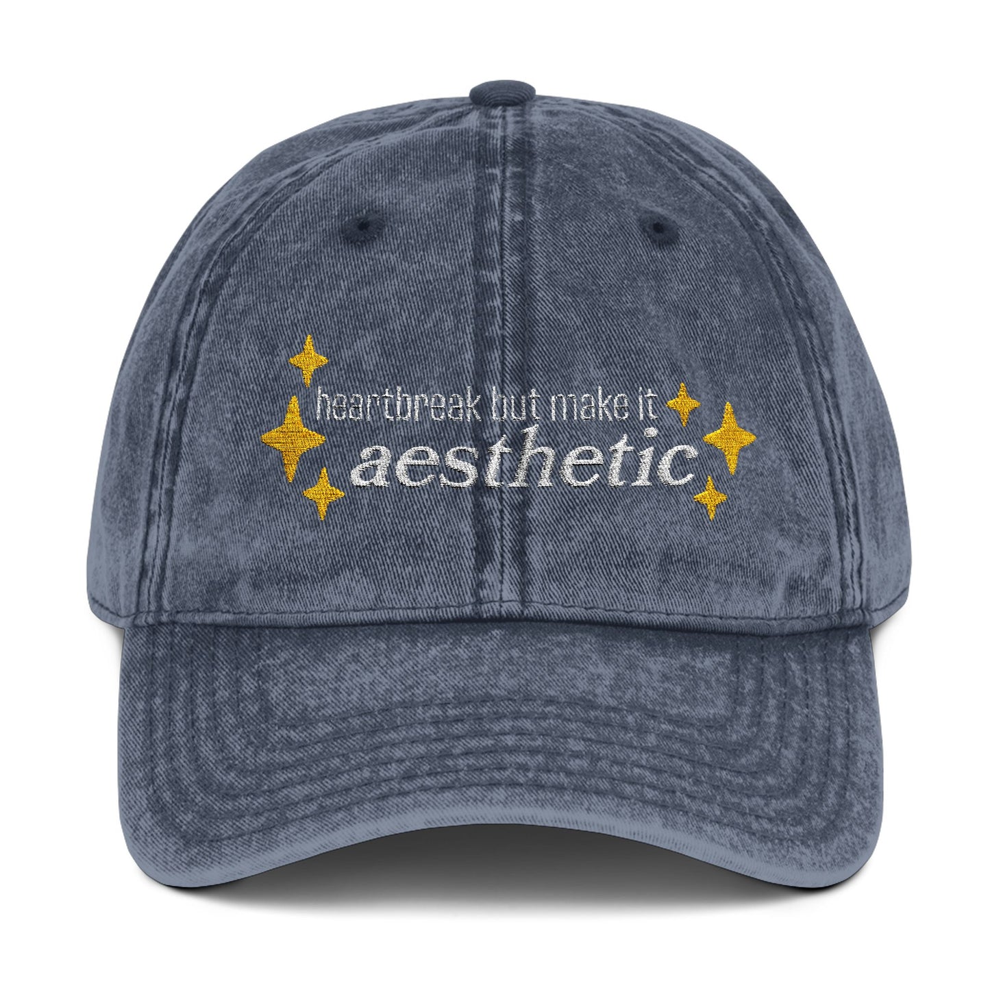 Make It Aesthetic Vintage Embroidered Hat