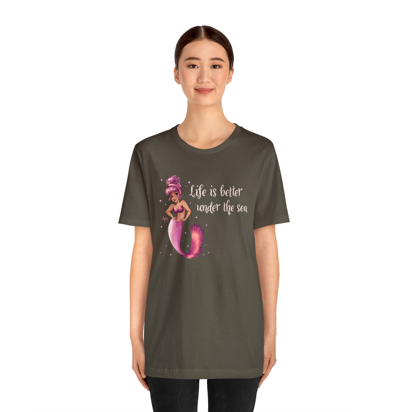 Life Is Better Under The Sea Premium Short Sleeve Tee