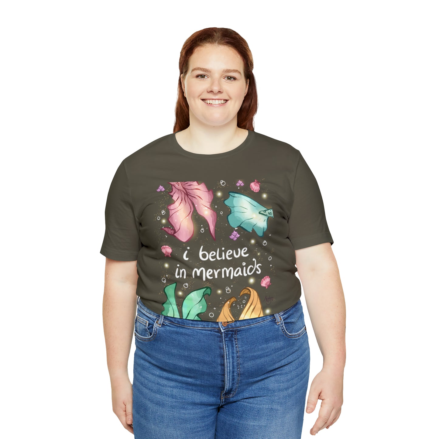 I Believe In Mermaids Premium Short Sleeve Tee