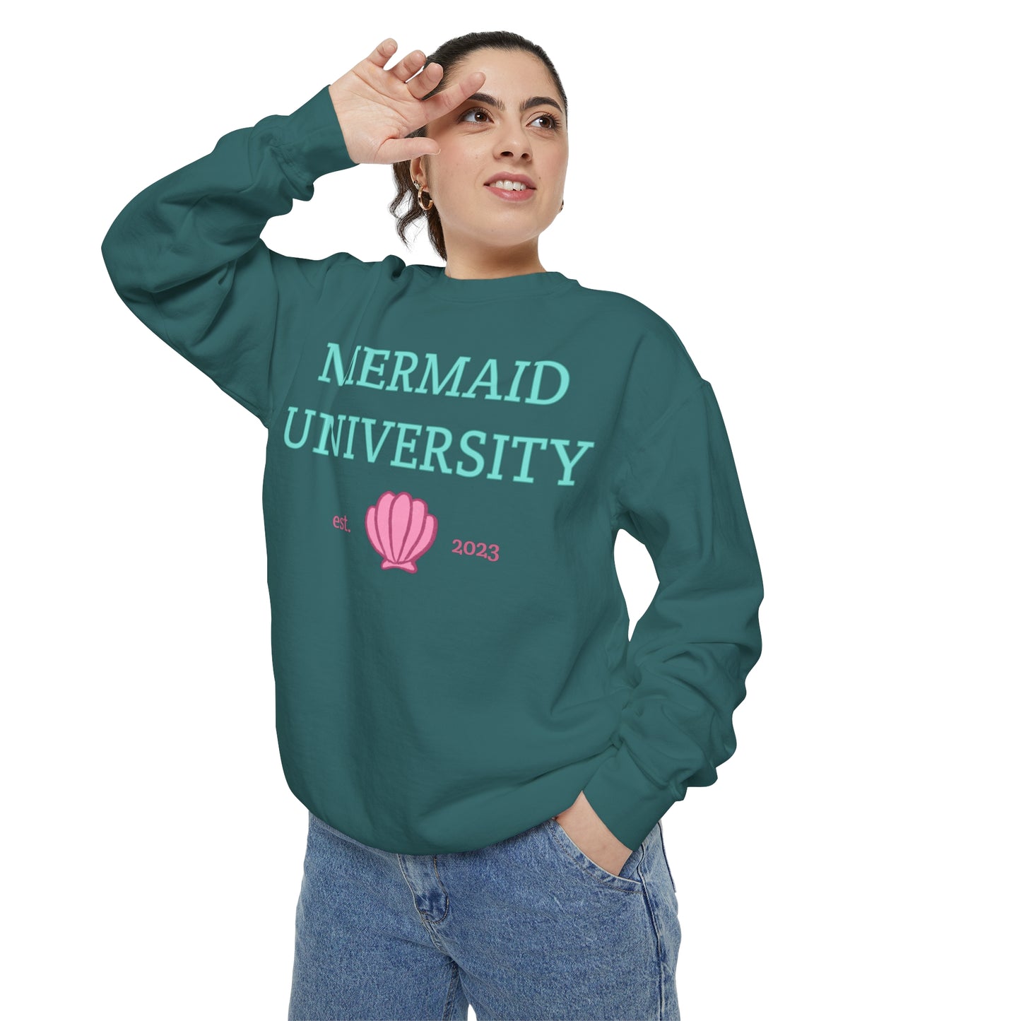 Mermaid University Crewneck Sweatshirt