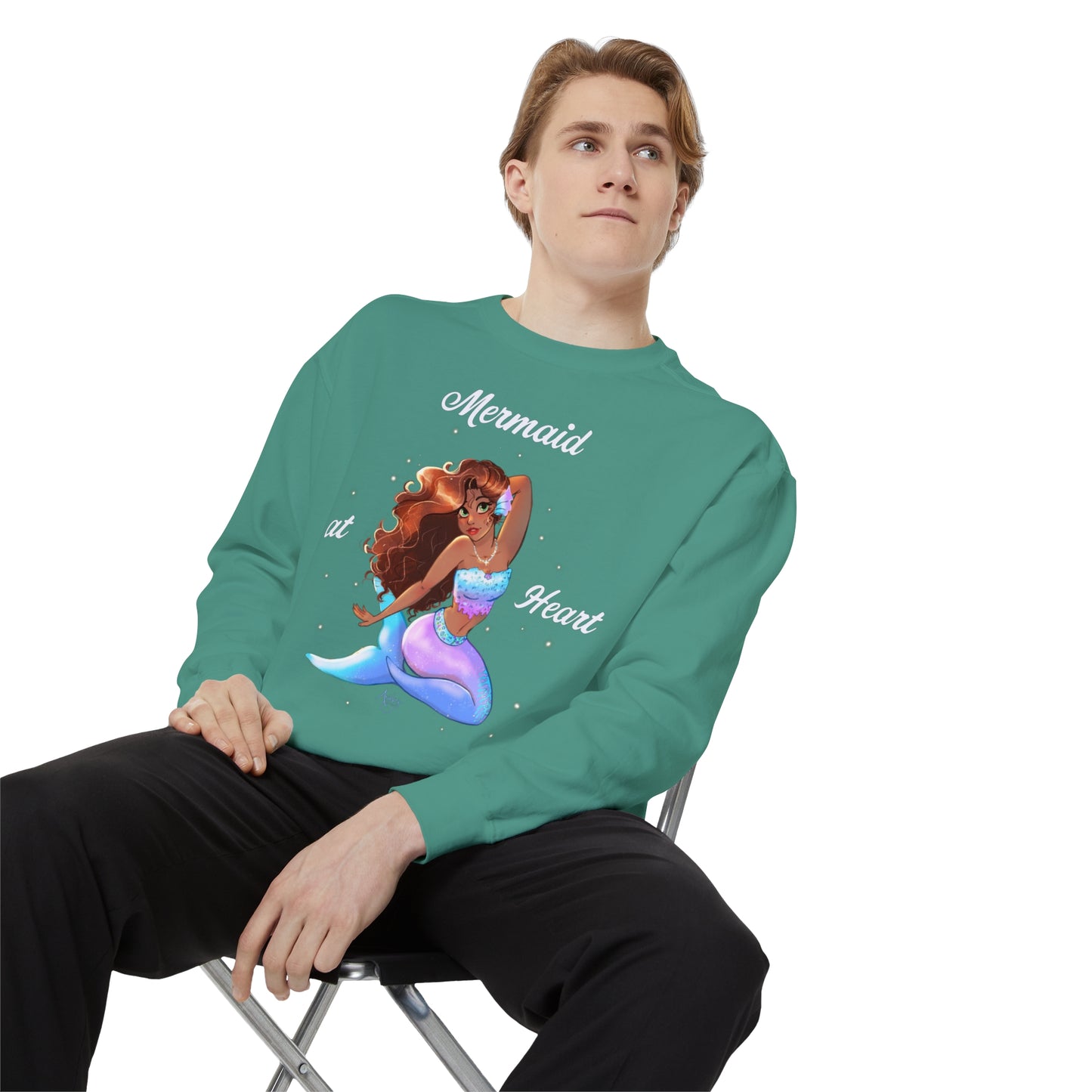 Mermaid at Heart Crewneck Sweatshirt