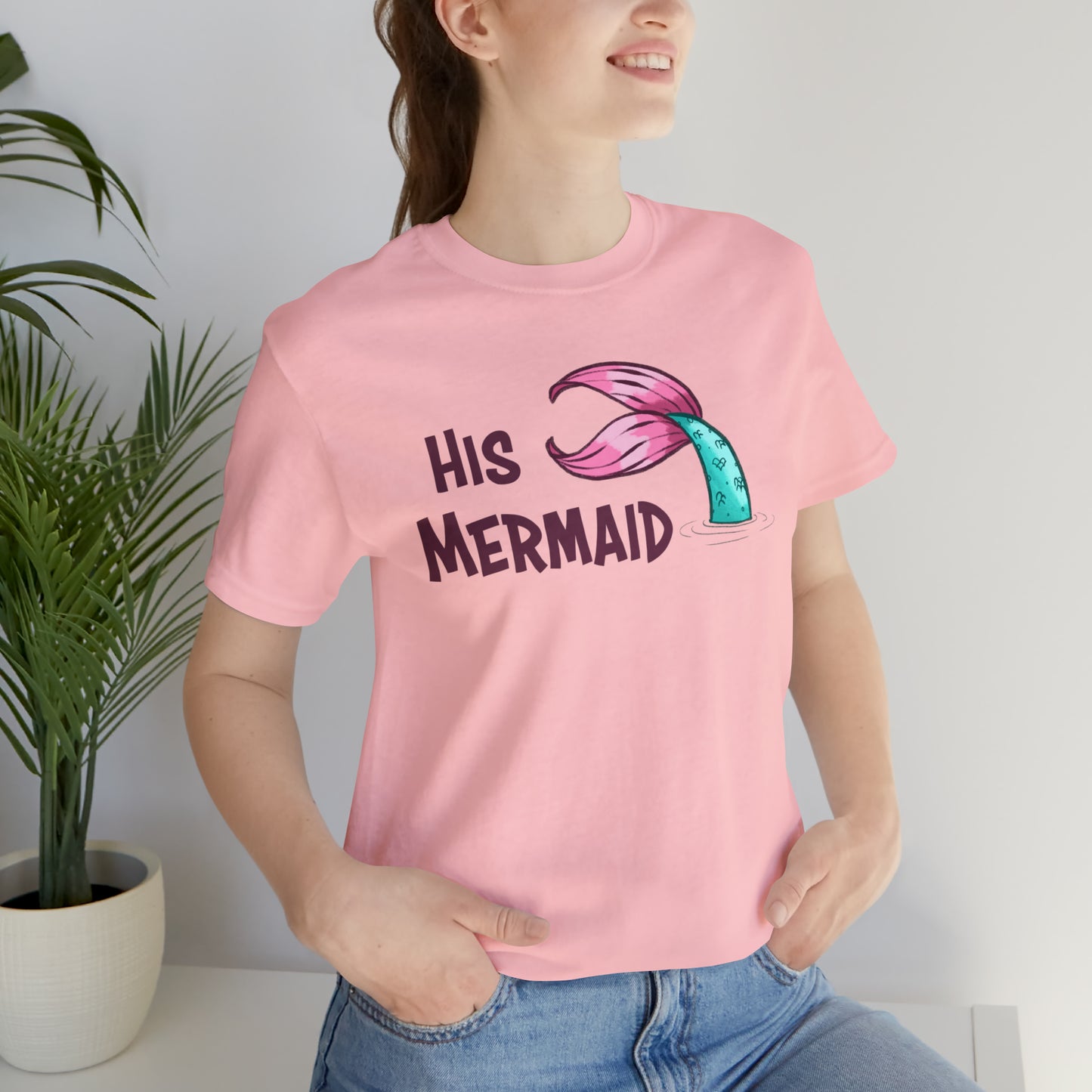 "His Mermaid" Premium Short Sleeve Tee