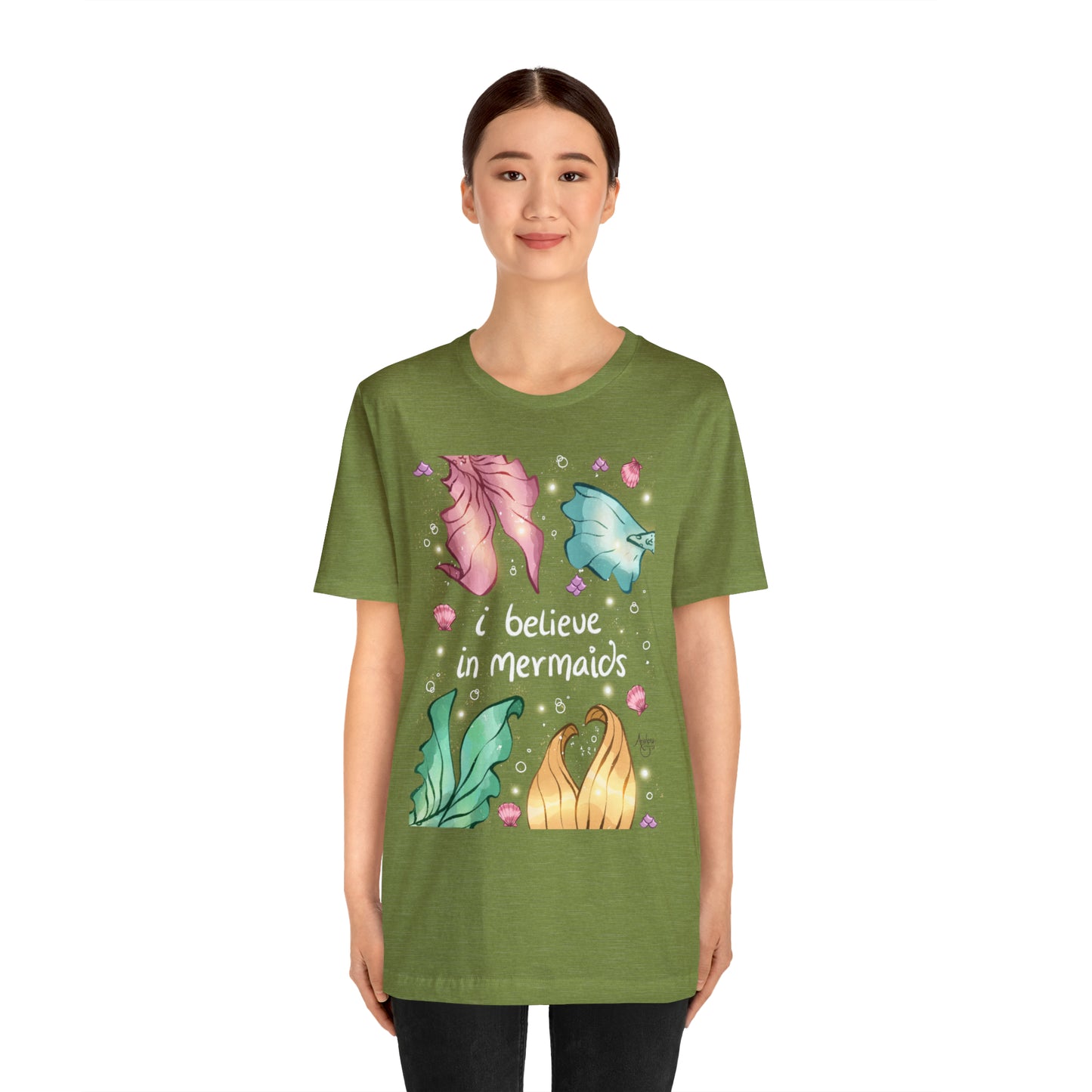I Believe In Mermaids Premium Short Sleeve Tee