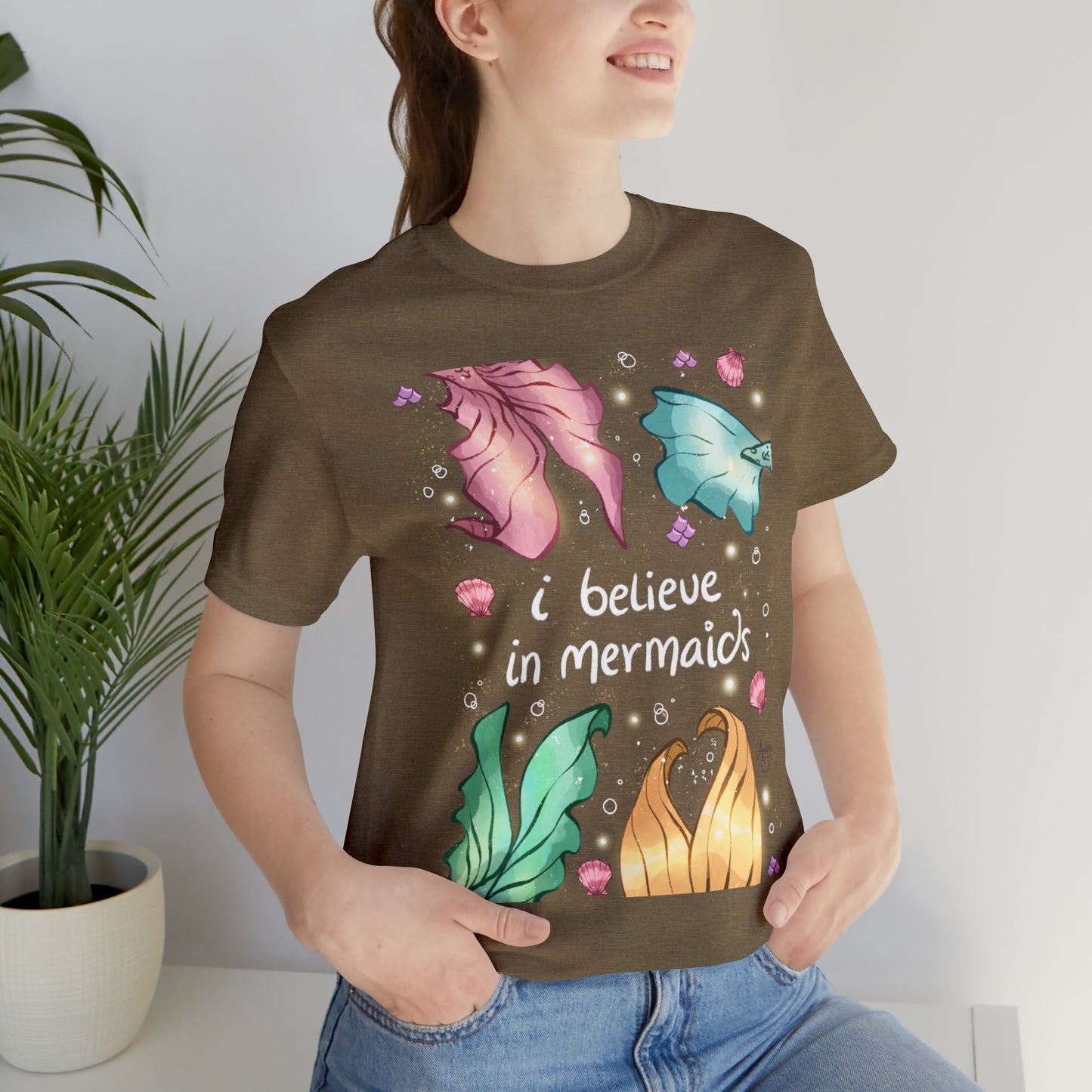 I Believe In Mermaids Premium Short Sleeve Tee