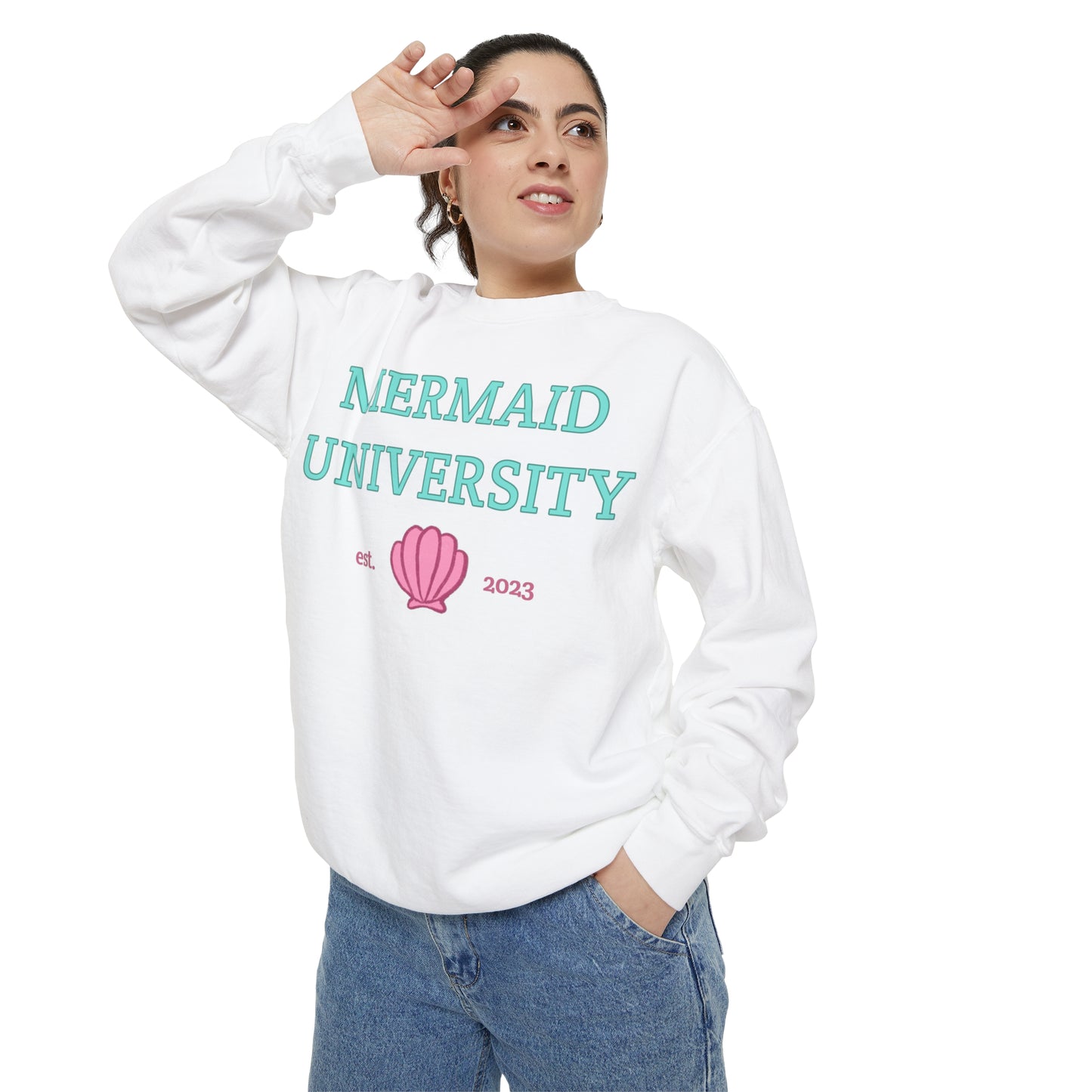 Mermaid University Crewneck Sweatshirt