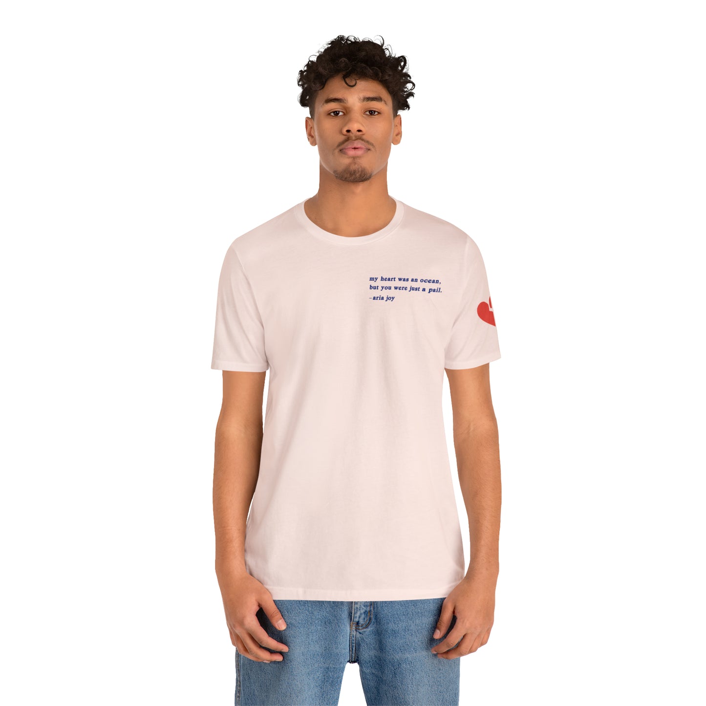 Just A Pail "HeartSleeves" Webtoon Premium Short Sleeve Tee