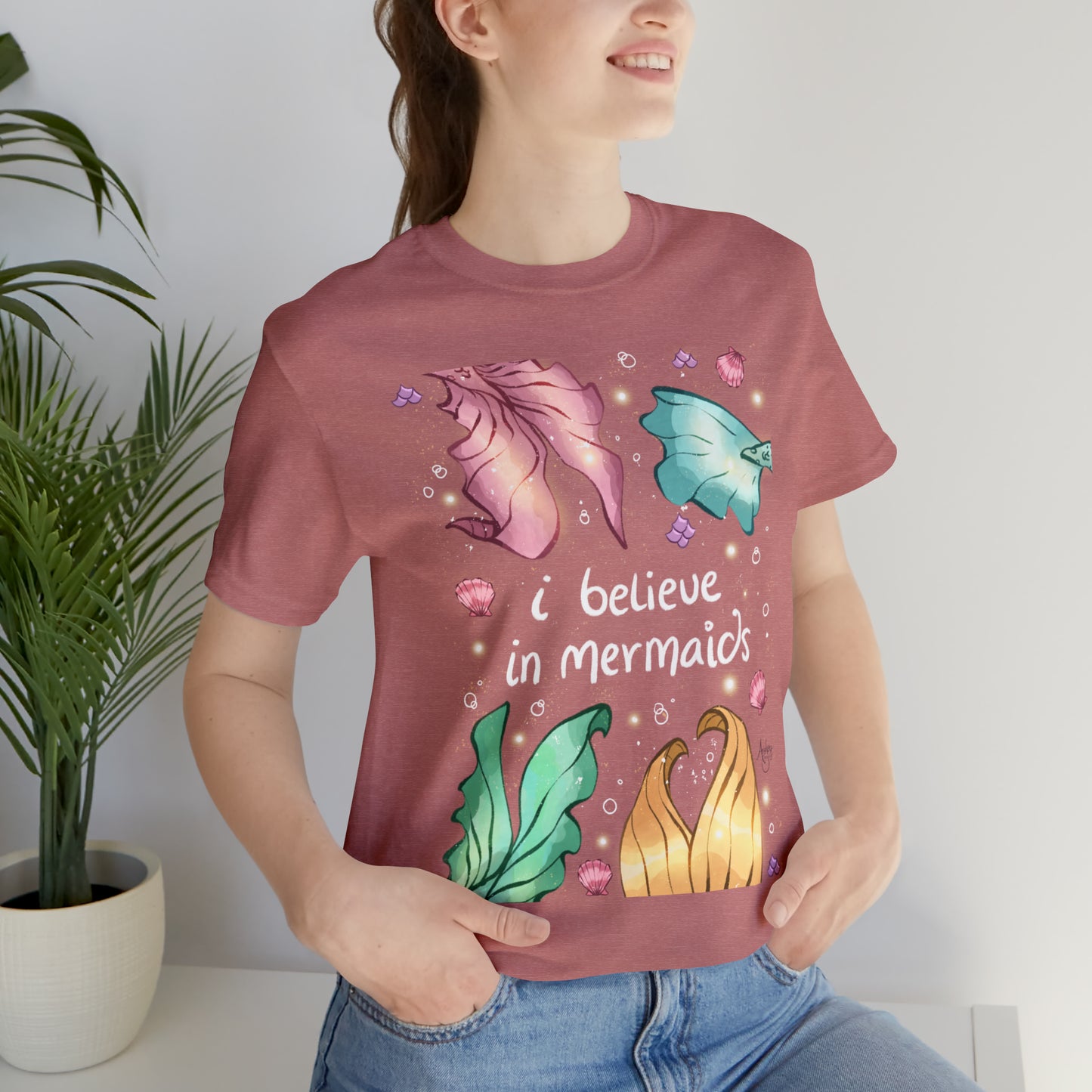 I Believe In Mermaids Premium Short Sleeve Tee