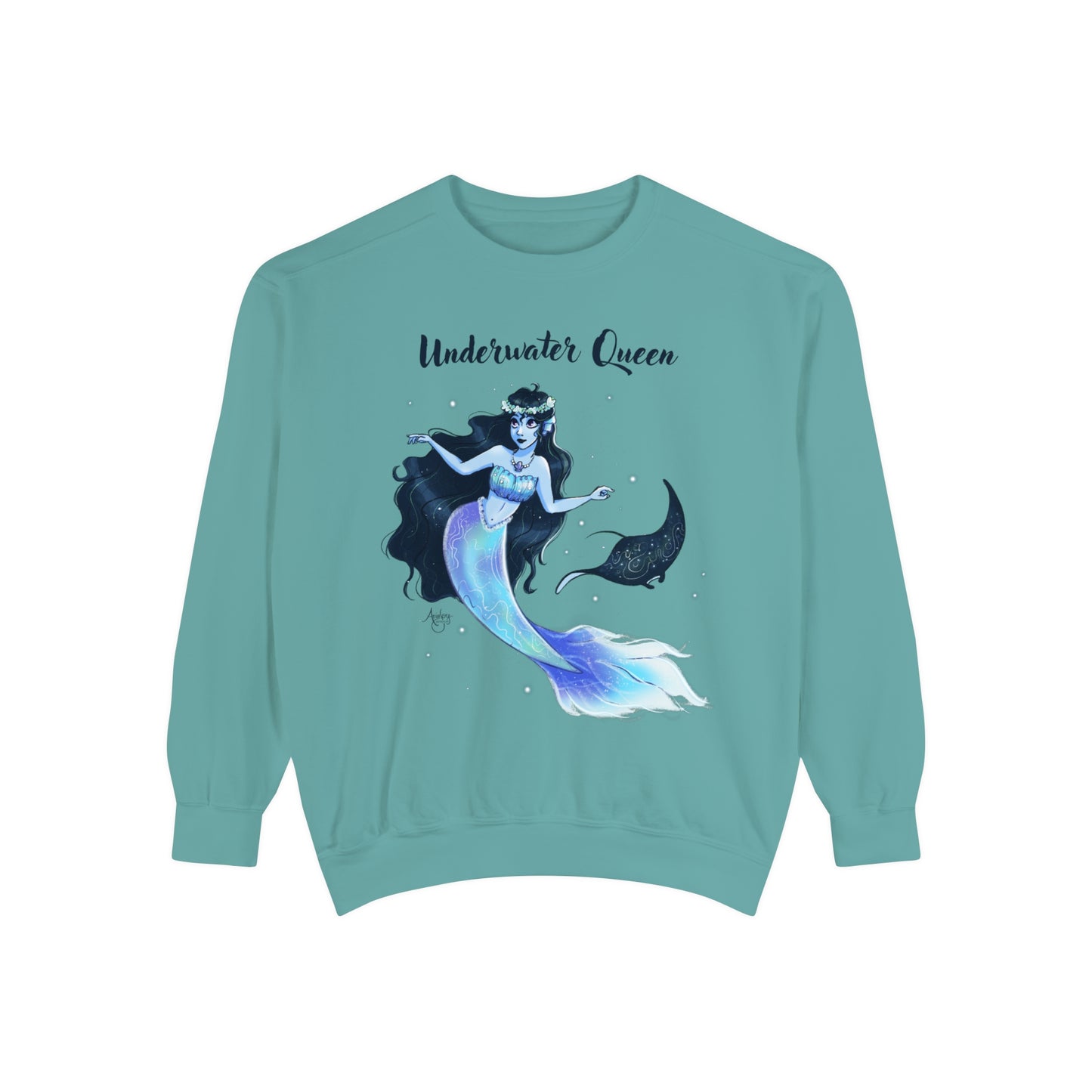 Underwater Queen Crewneck Sweatshirt