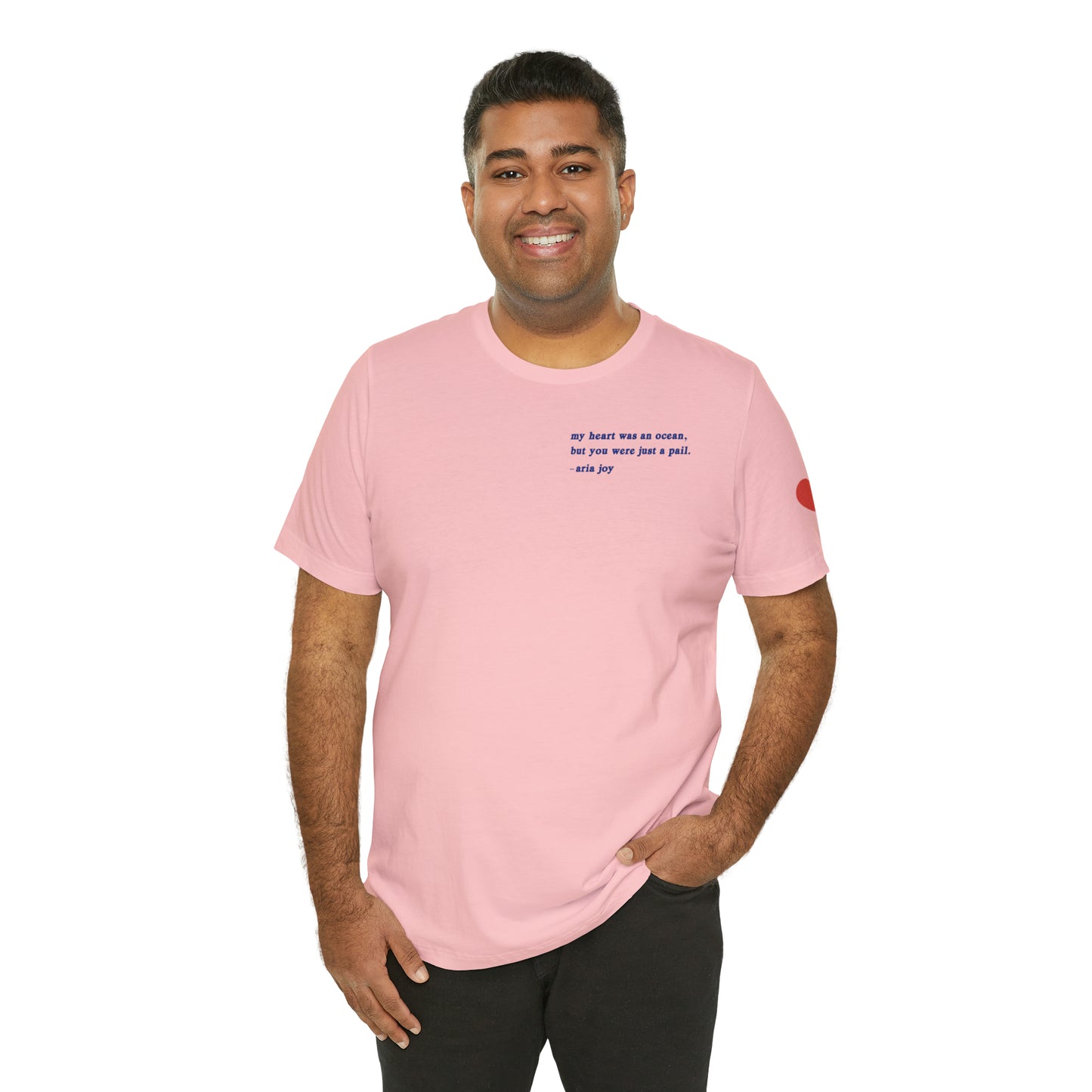 Just A Pail "HeartSleeves" Webtoon Premium Short Sleeve Tee