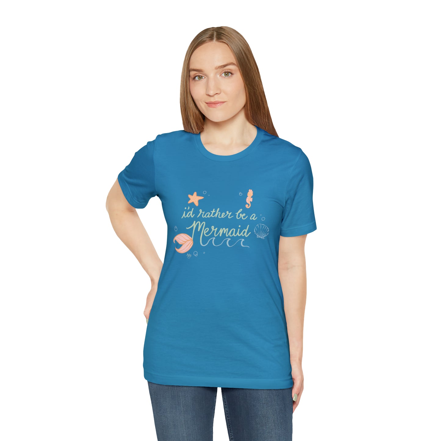 I'd Rather Be A Mermaid Premium T-shirt