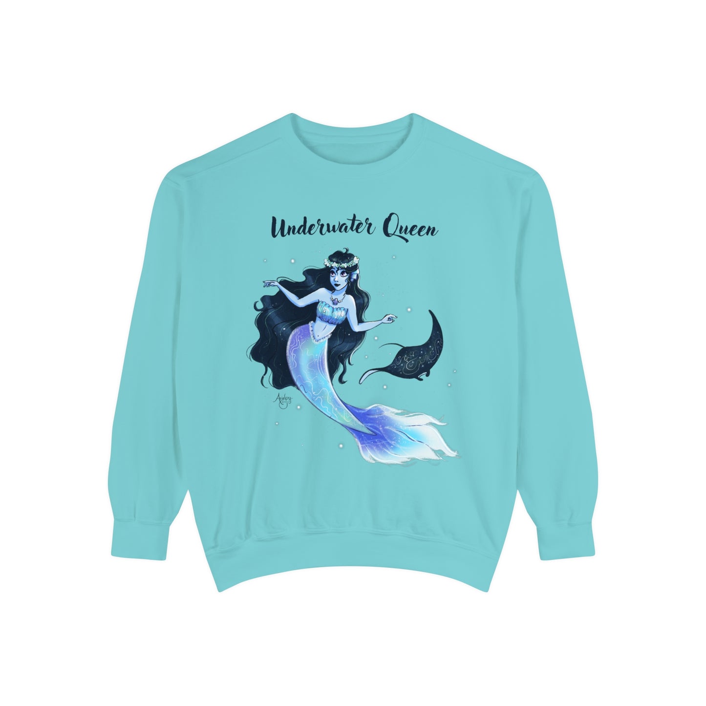Underwater Queen Crewneck Sweatshirt