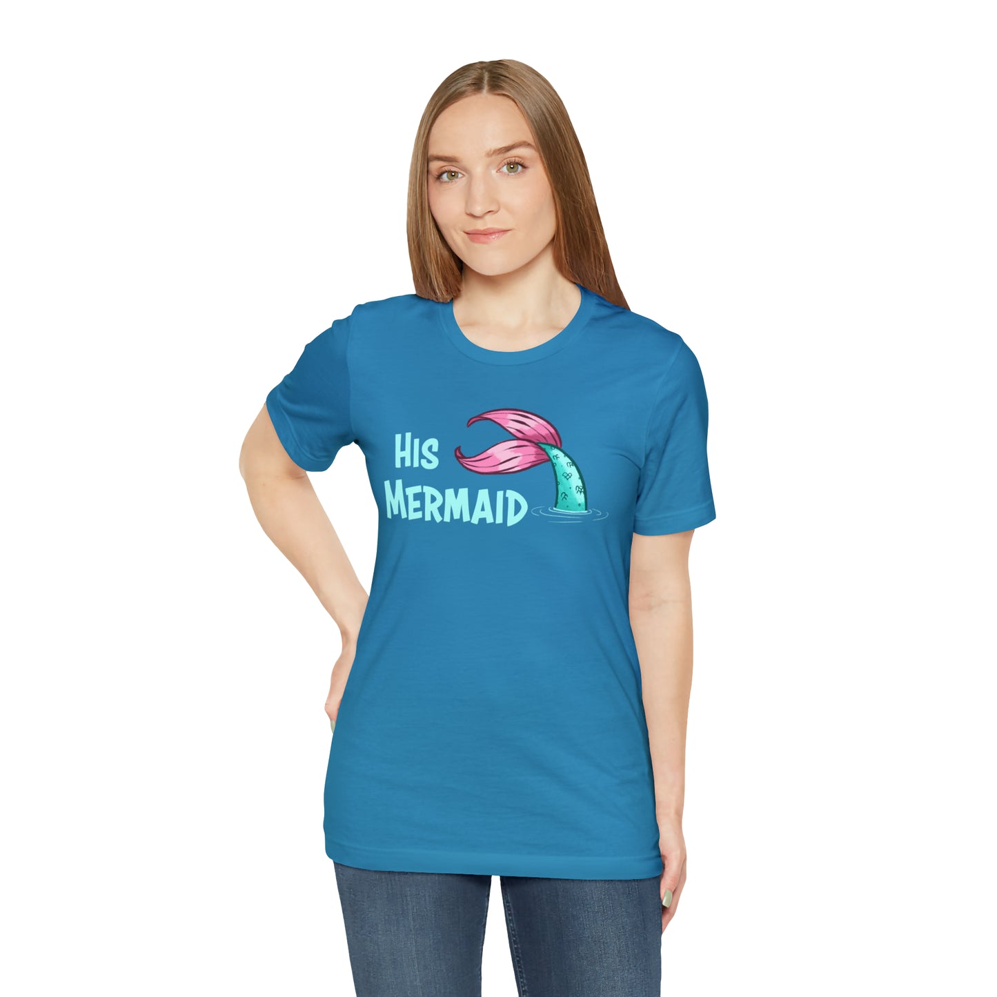 "His Mermaid" Premium Short Sleeve Tee