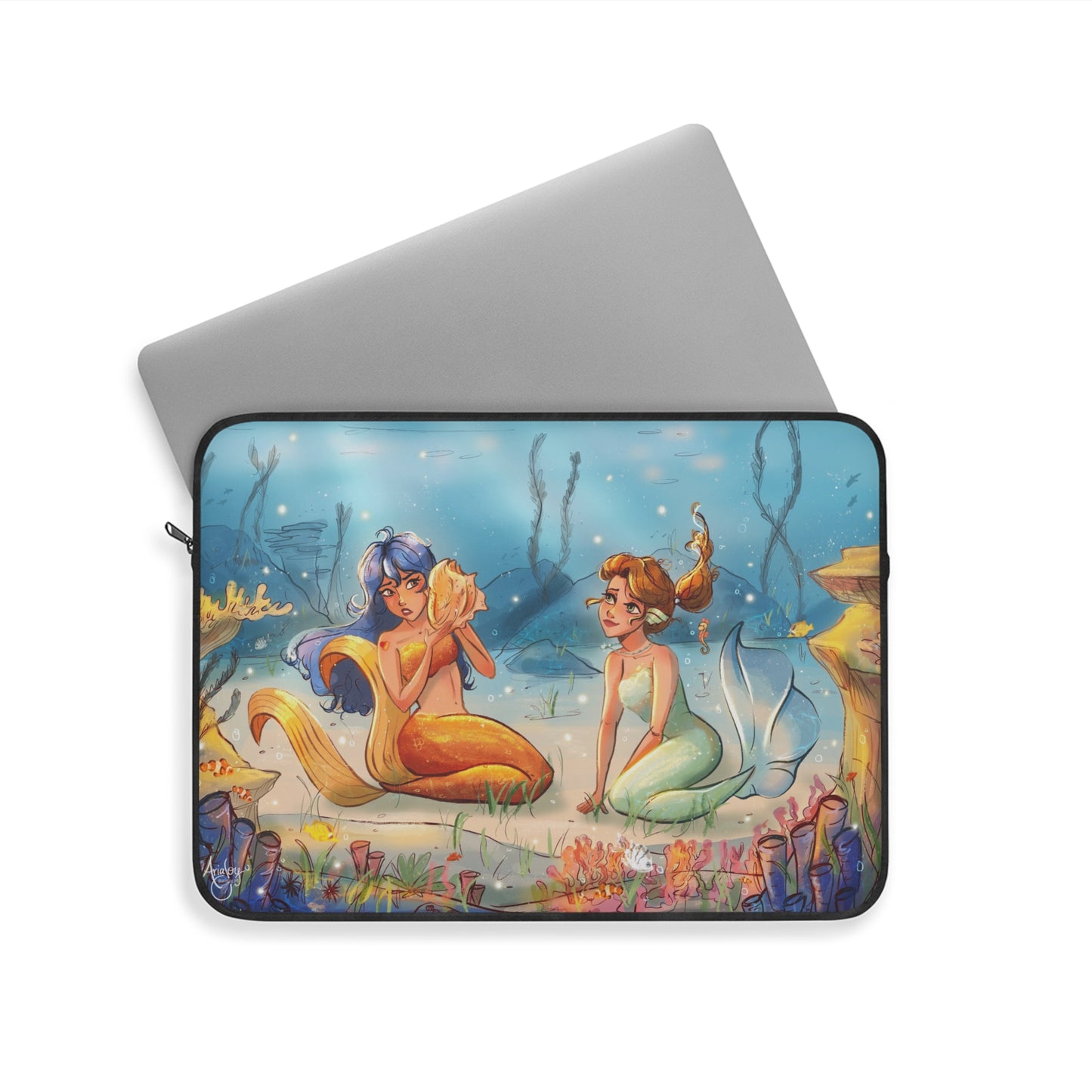 Lazuli & Coral Laptop Sleeve