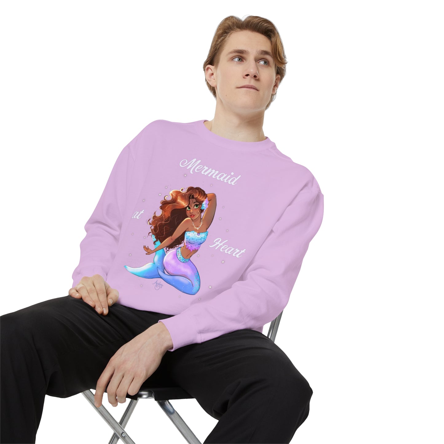Mermaid at Heart Crewneck Sweatshirt
