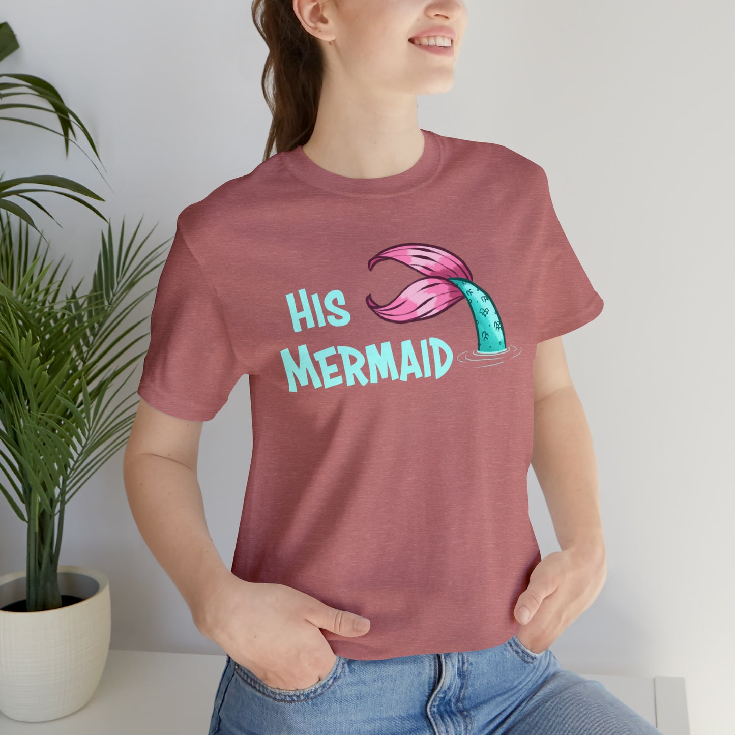 "His Mermaid" Premium Short Sleeve Tee