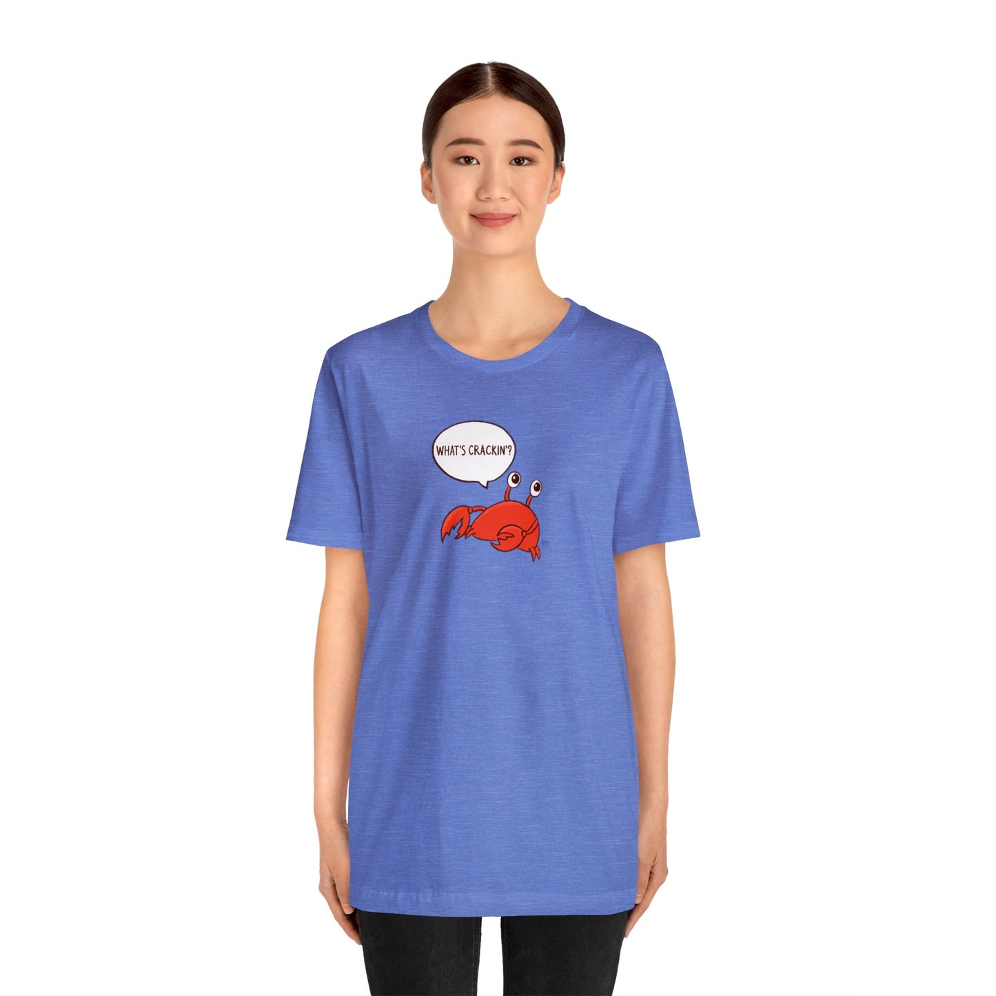 What's Crackin'? Crusty the Crab Series Premium Short Sleeve Tee