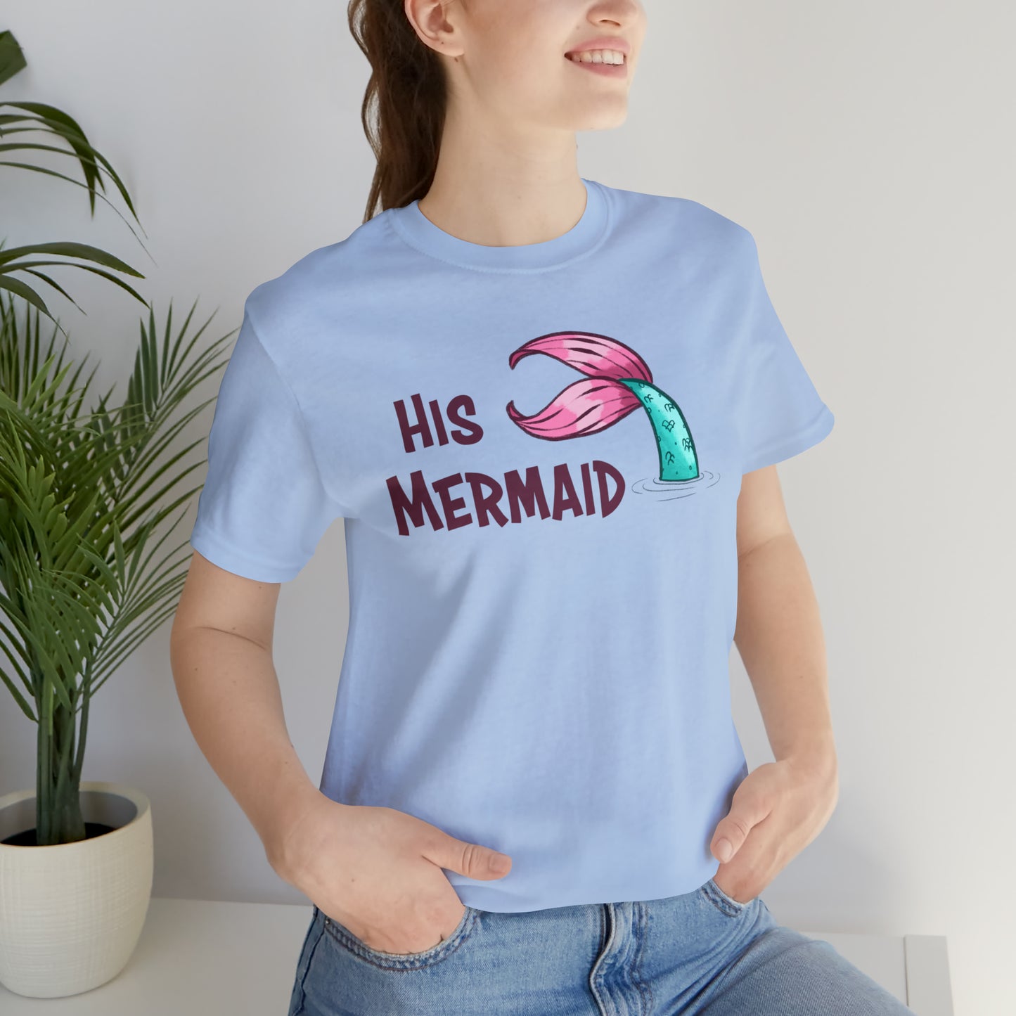 "His Mermaid" Premium Short Sleeve Tee