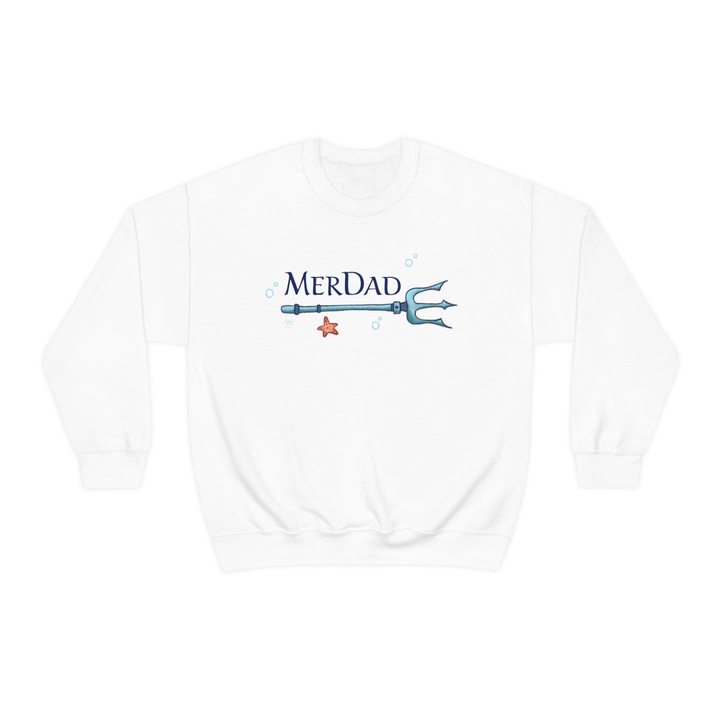 MerDad Crewneck Sweatshirt