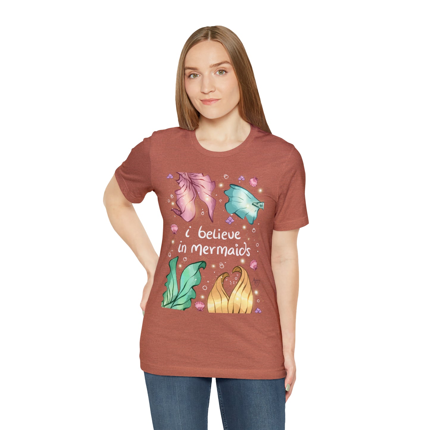 I Believe In Mermaids Premium Short Sleeve Tee