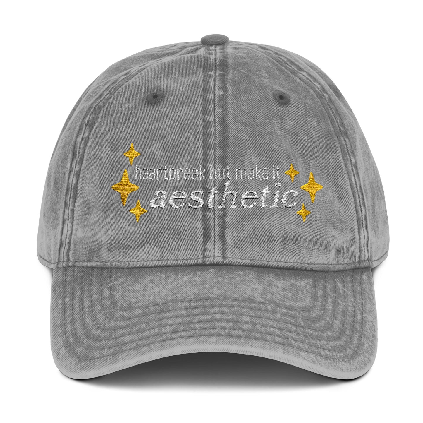 Make It Aesthetic Vintage Embroidered Hat