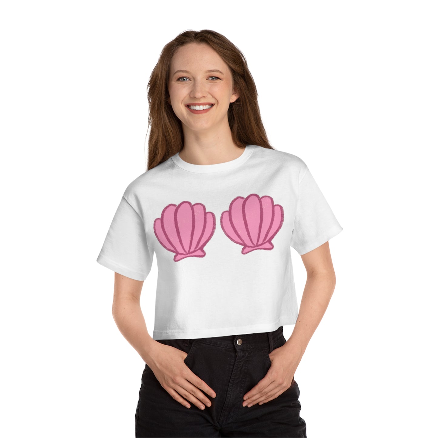Shell Support Crop Tee