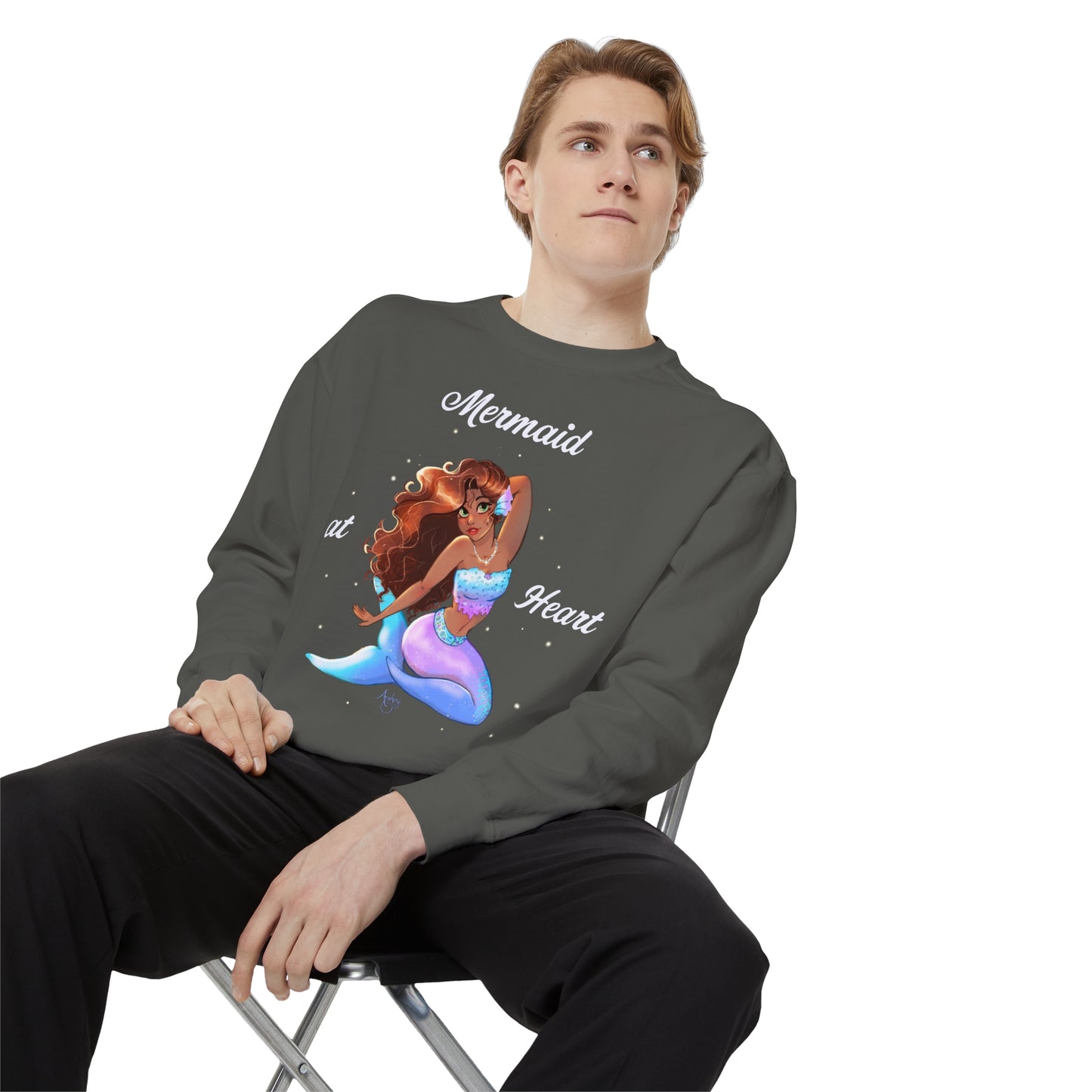 Mermaid at Heart Crewneck Sweatshirt