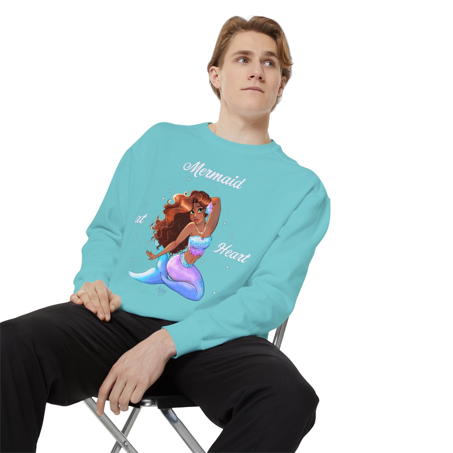 Mermaid at Heart Crewneck Sweatshirt