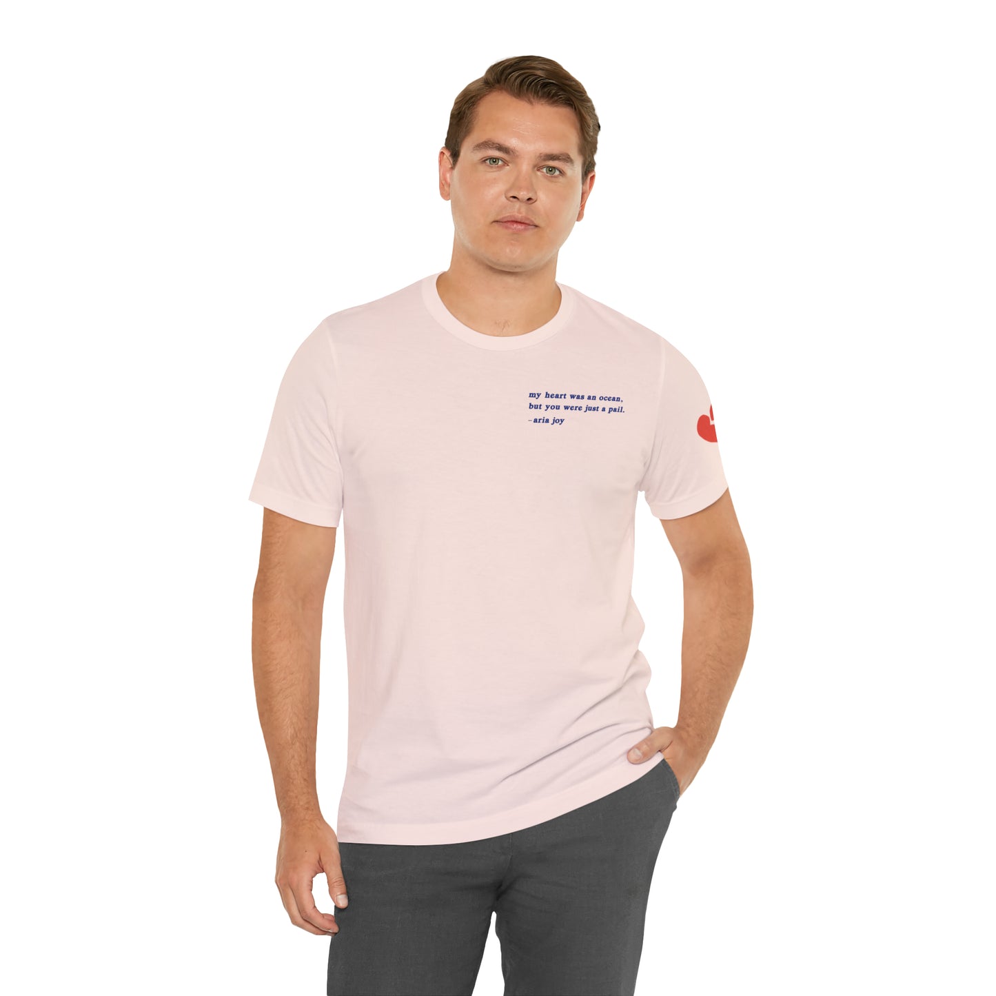 Just A Pail "HeartSleeves" Webtoon Premium Short Sleeve Tee